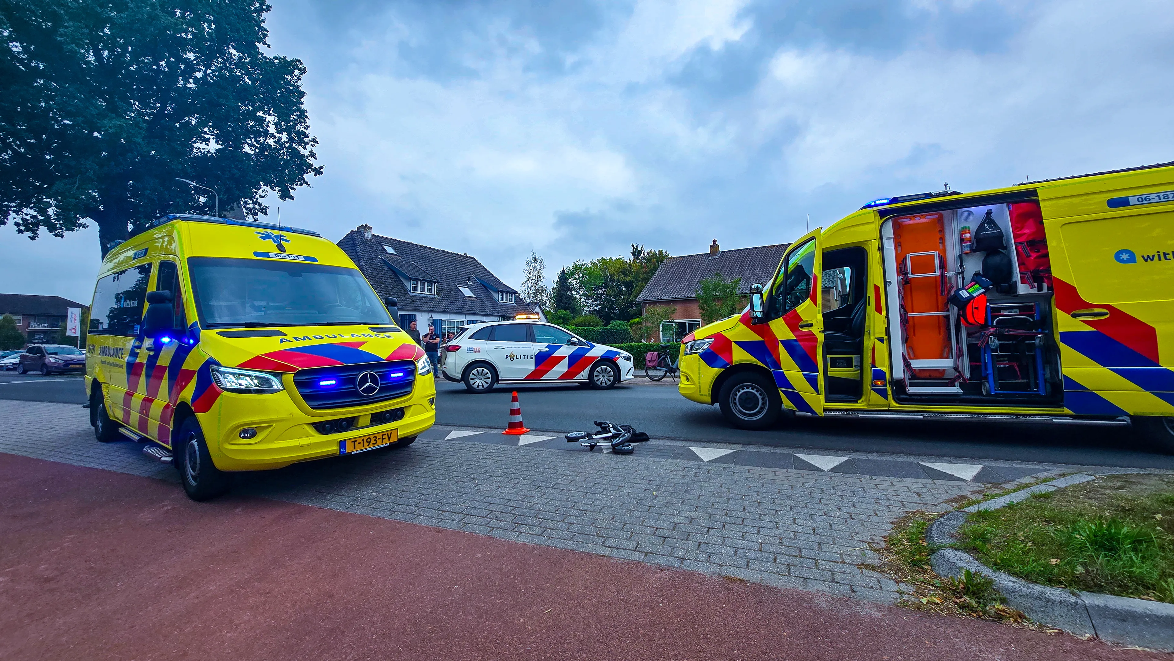 Voetganger overleden na aanrijding op N310 bij Doornspijk