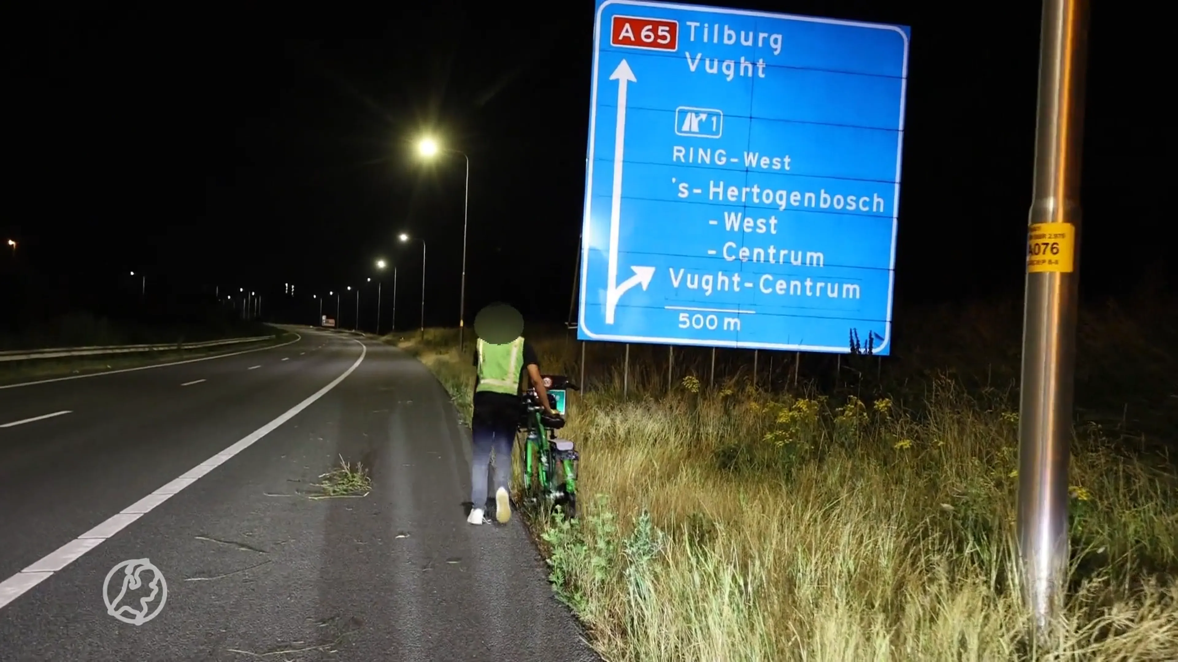Politie haalt fietser (18) van de A2, navigatie stuurt hem via snelweg