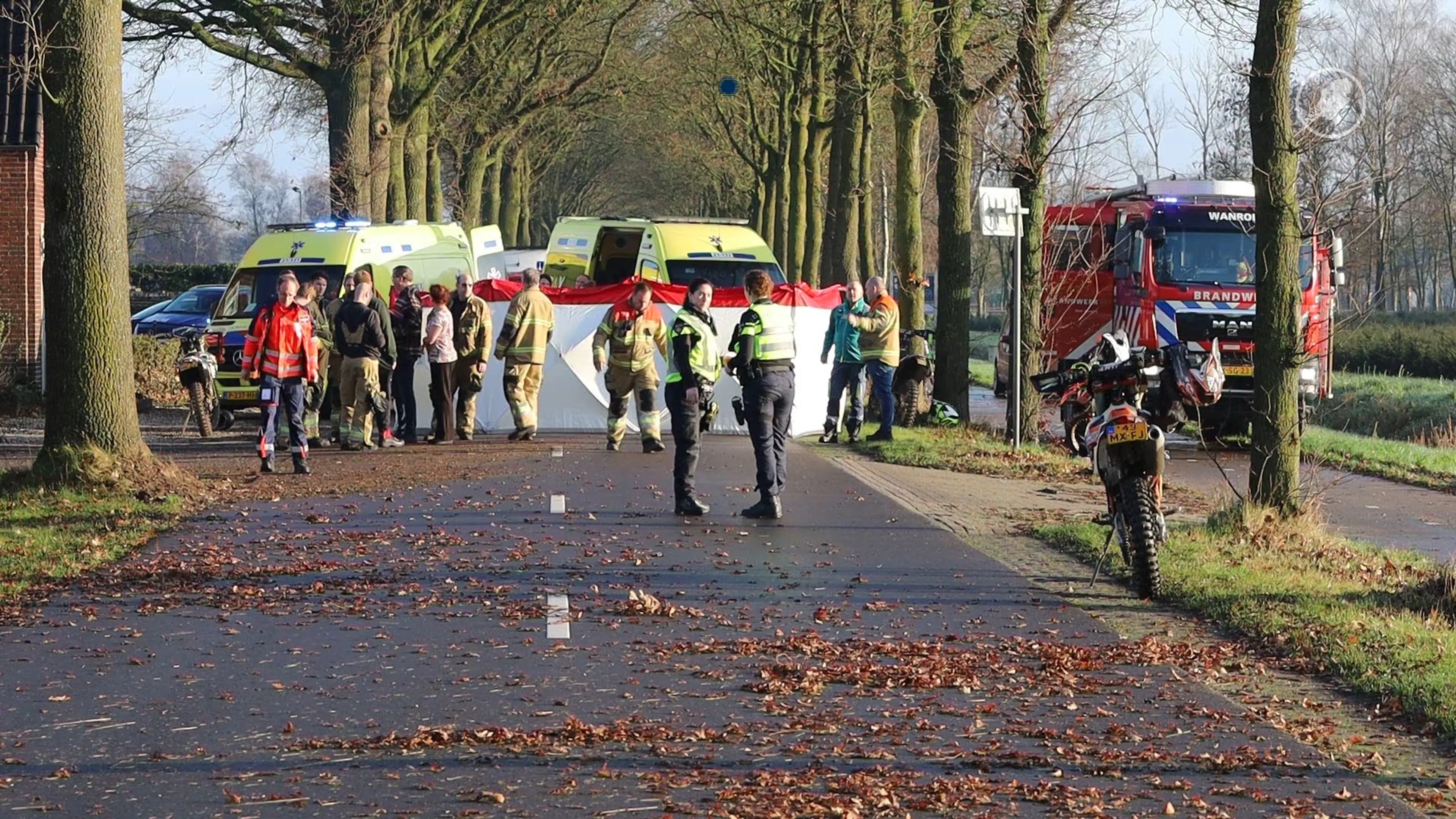 Dodelijk ongeval met crossmotor in Wanroij
