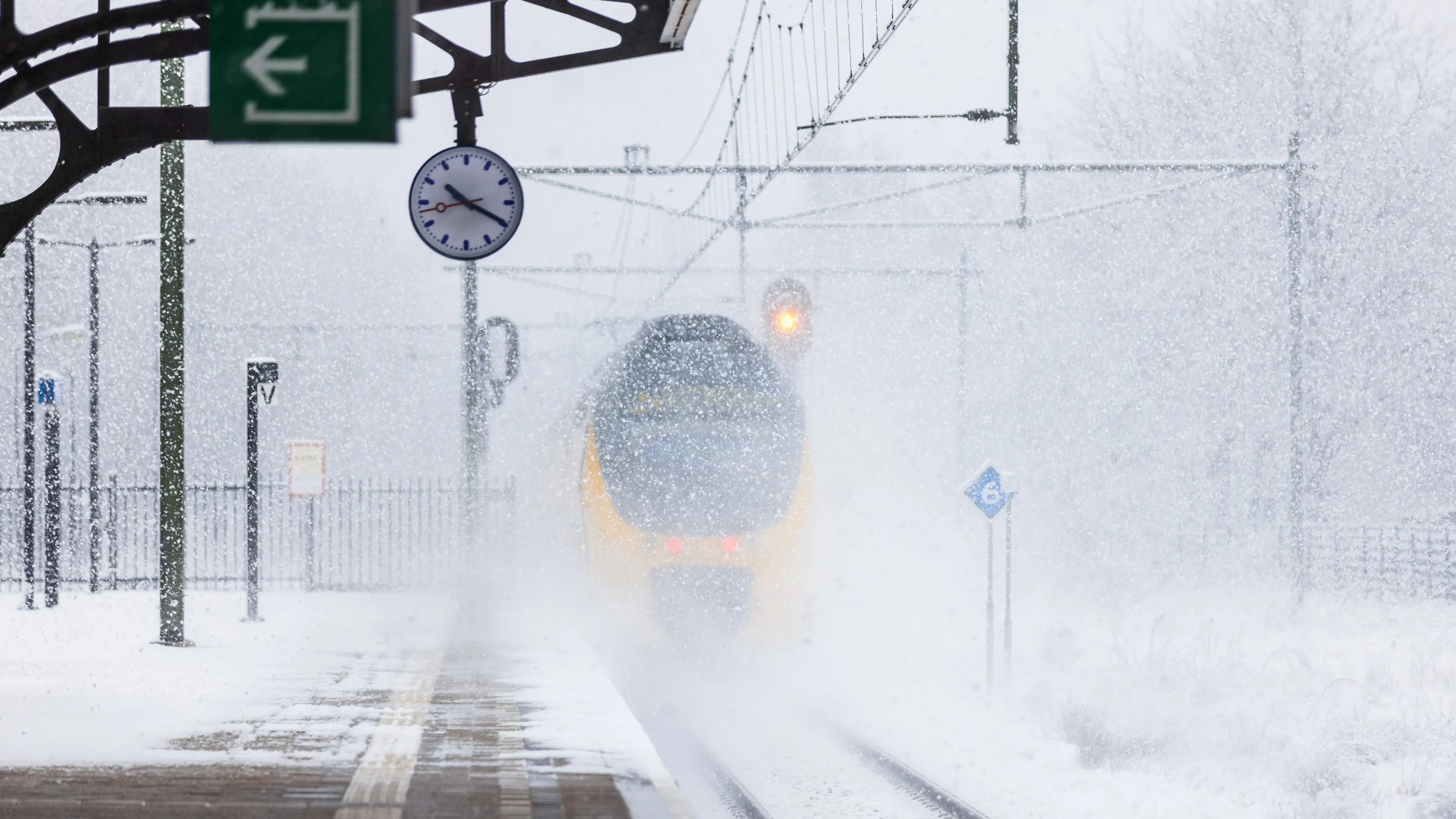 NS komt met nooddienstregeling voor extreem winters weer