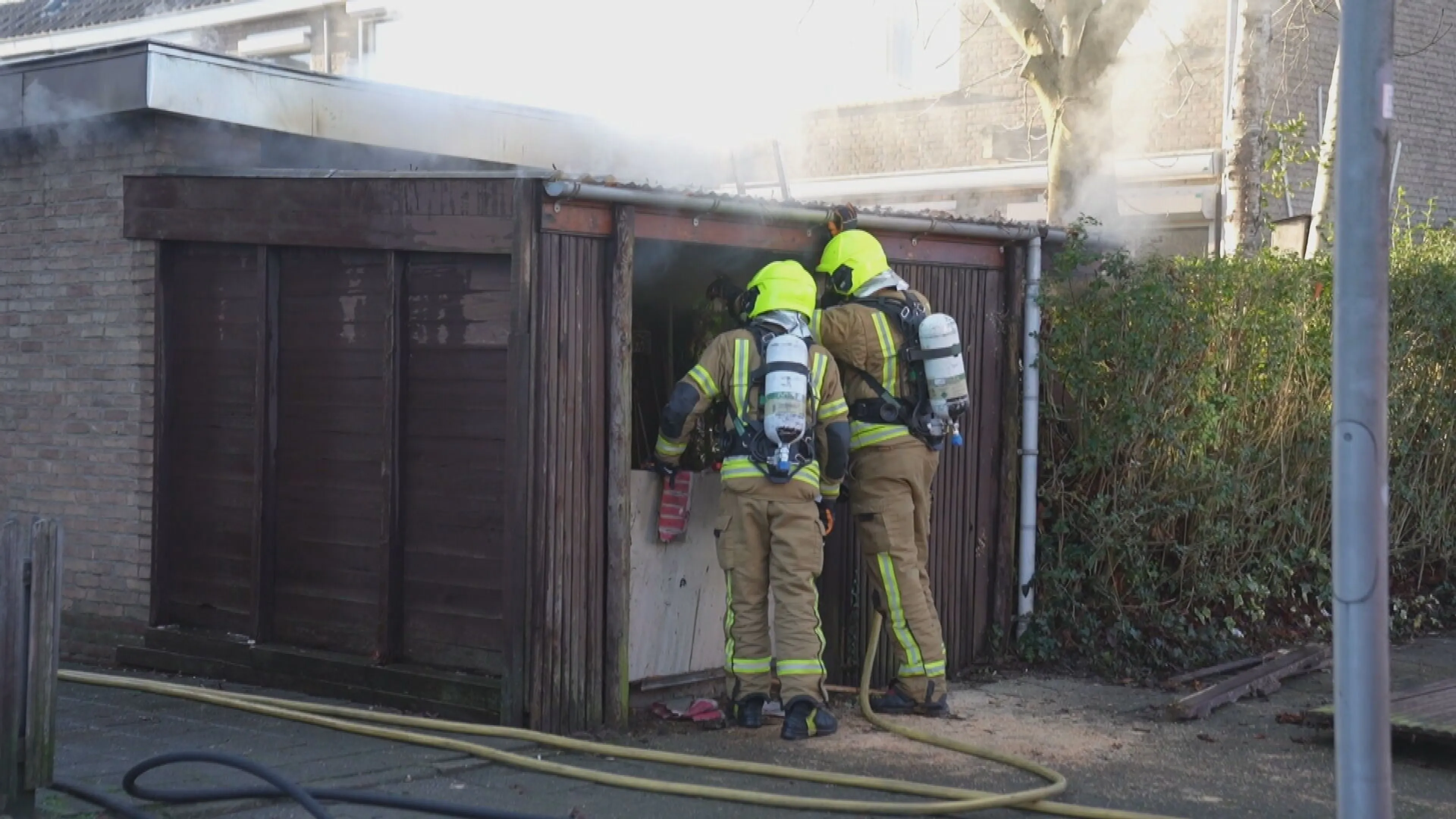 Man (85) overleden na brand in schuur Ridderkerk