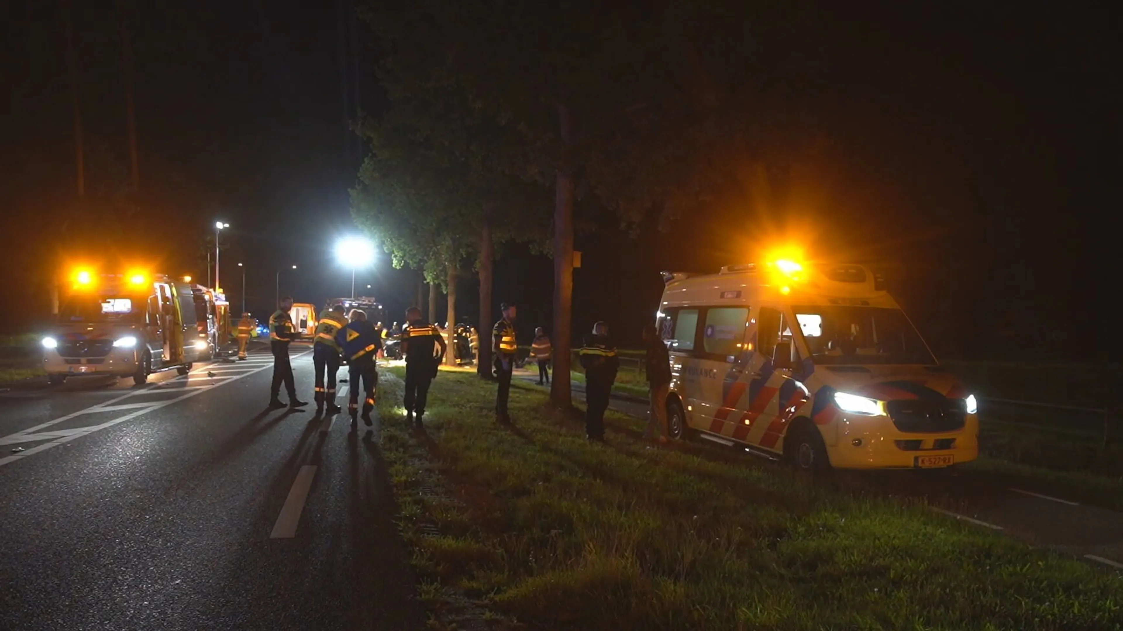 Vijf jongeren zwaargewond bij crash op N756: 'Ze zijn in zorgwekkende toestand'