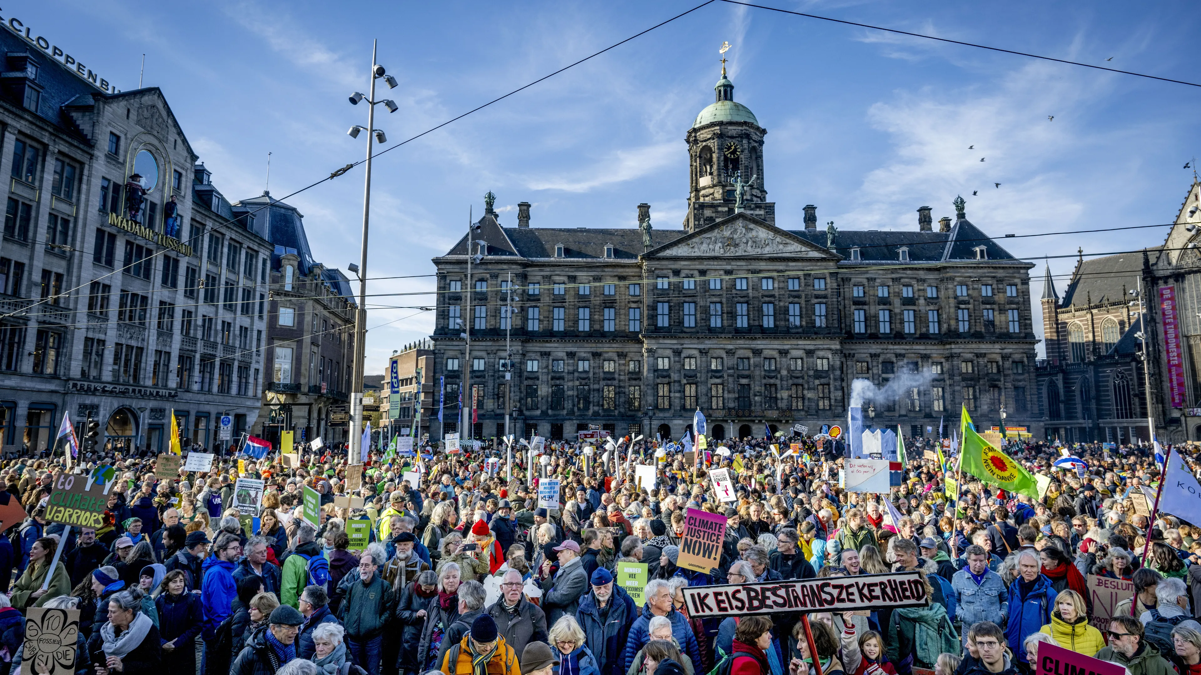 Grootste klimaatmars ooit in Nederland: 70.000 mensen op de been in Amsterdam
