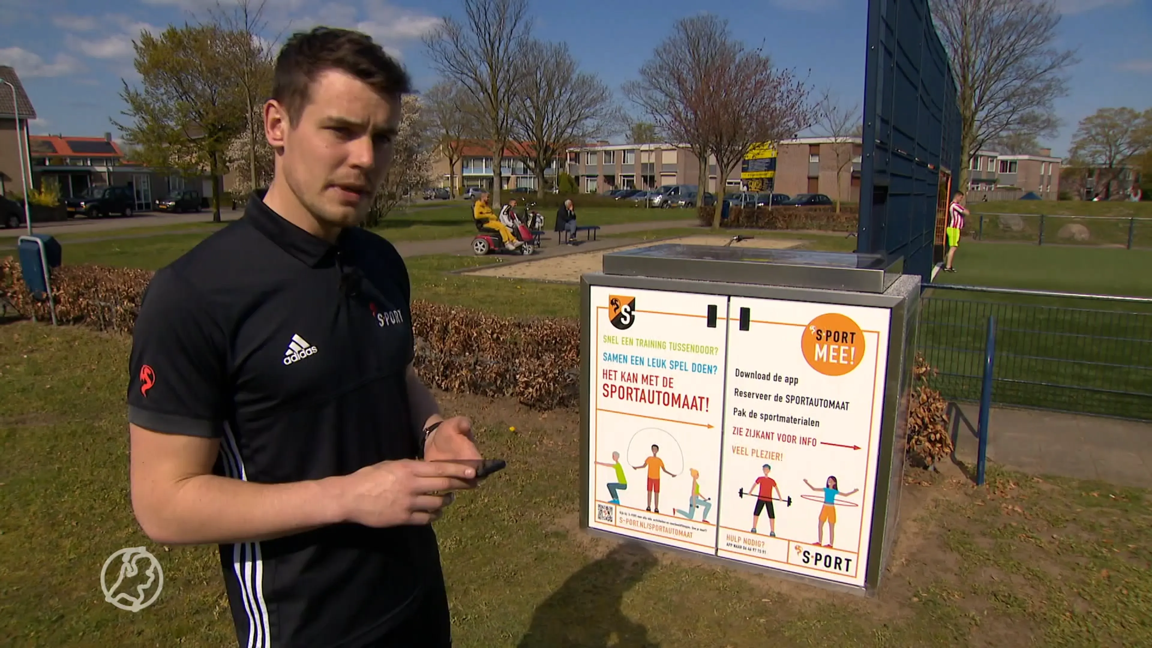 Eerste sportautomaat van Nederland moet meer mensen in beweging krijgen