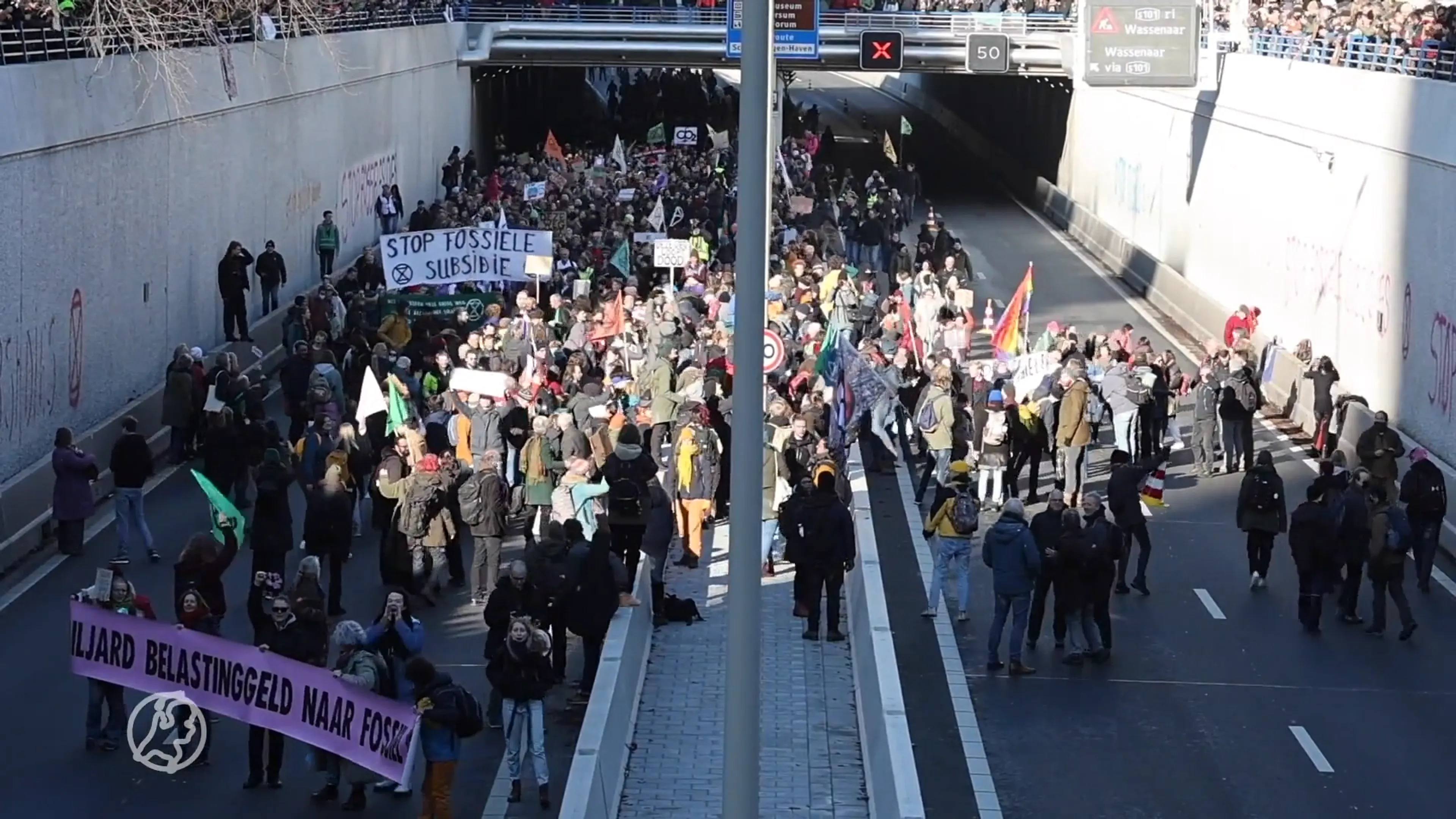 Klimaatactivisten: vanaf 9 september blokkeren we elke dag de A12