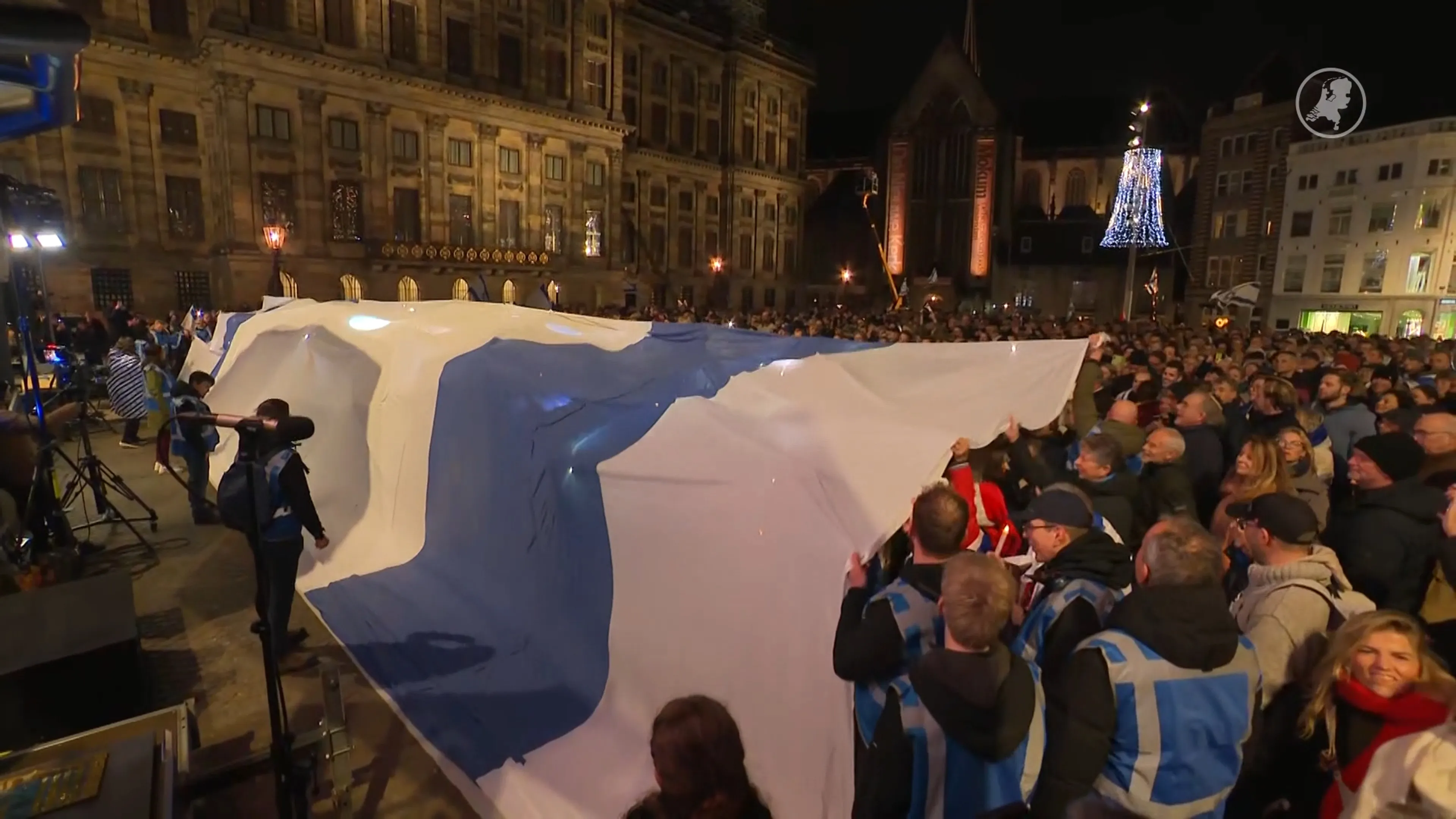 Onrust bij pro-Israëlmanifestatie op de Dam, vier aanhoudingen