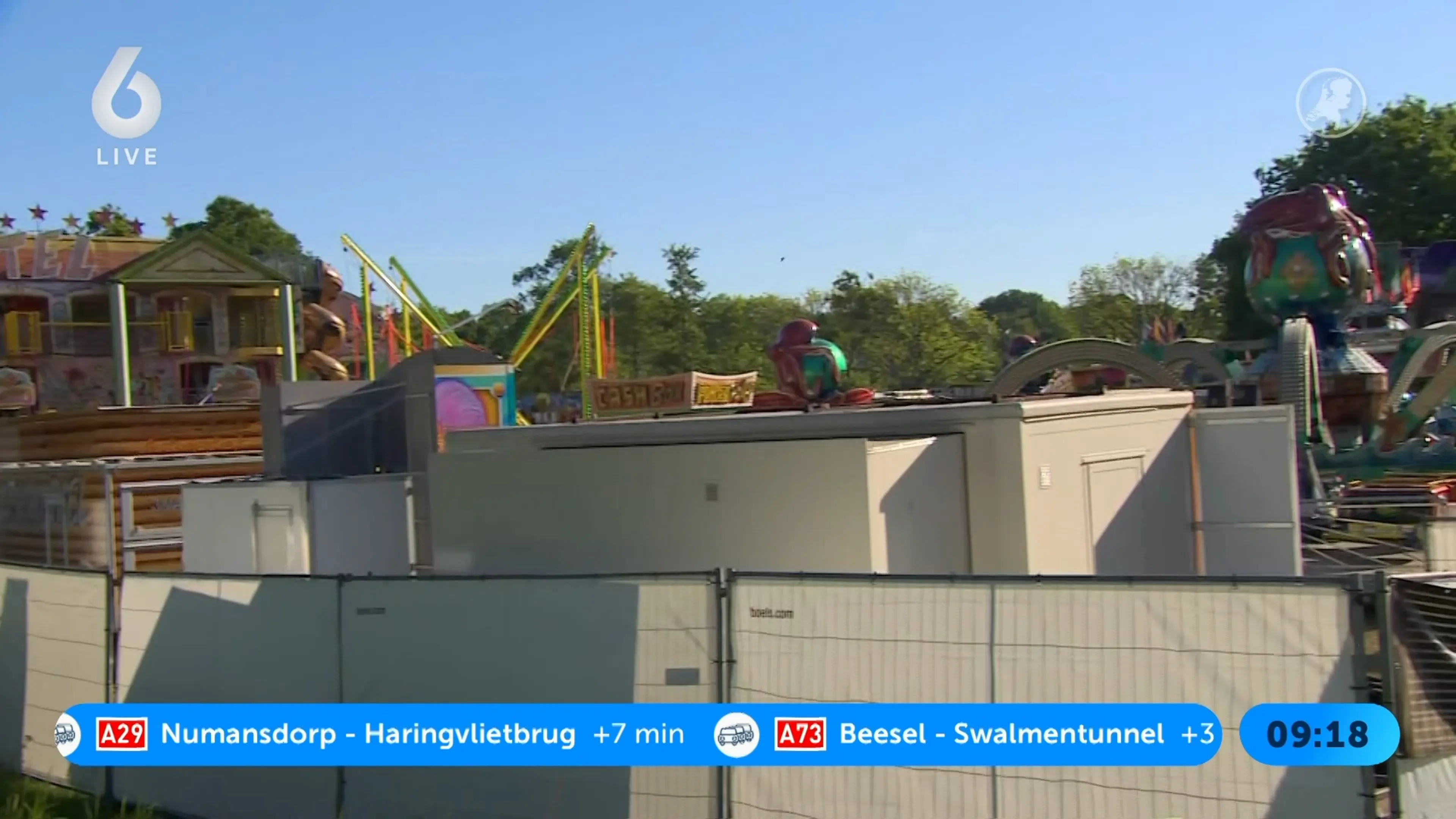 Kermis Hoogland tijdelijk stilgelegd na geweld: agenten met stenen bekogeld