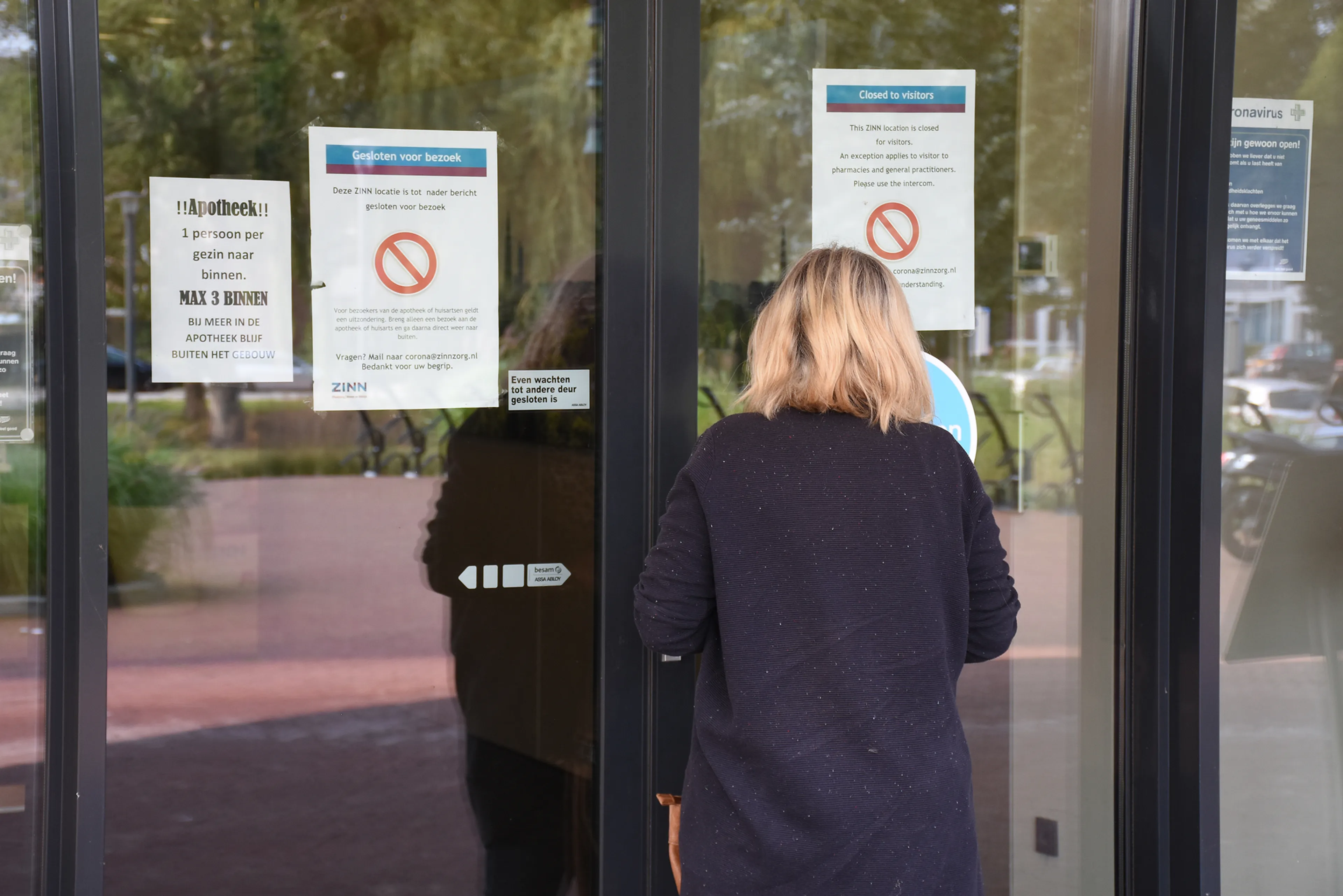 Woonzorgcentrum dicht voor bezoekers nadat medewerker is besmet met corona