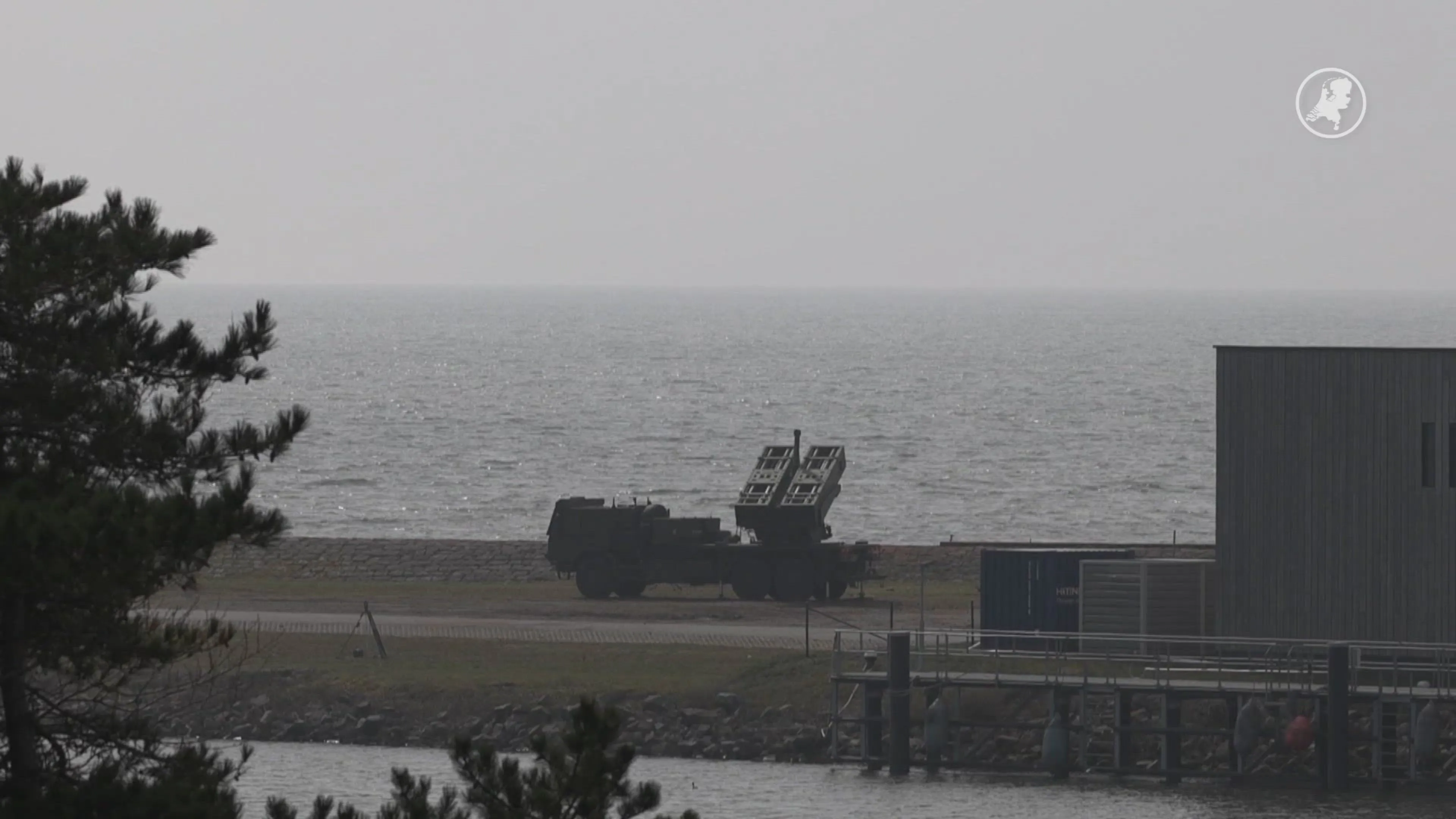 Raketten worden vanaf de Afsluitdijk gelanceerd