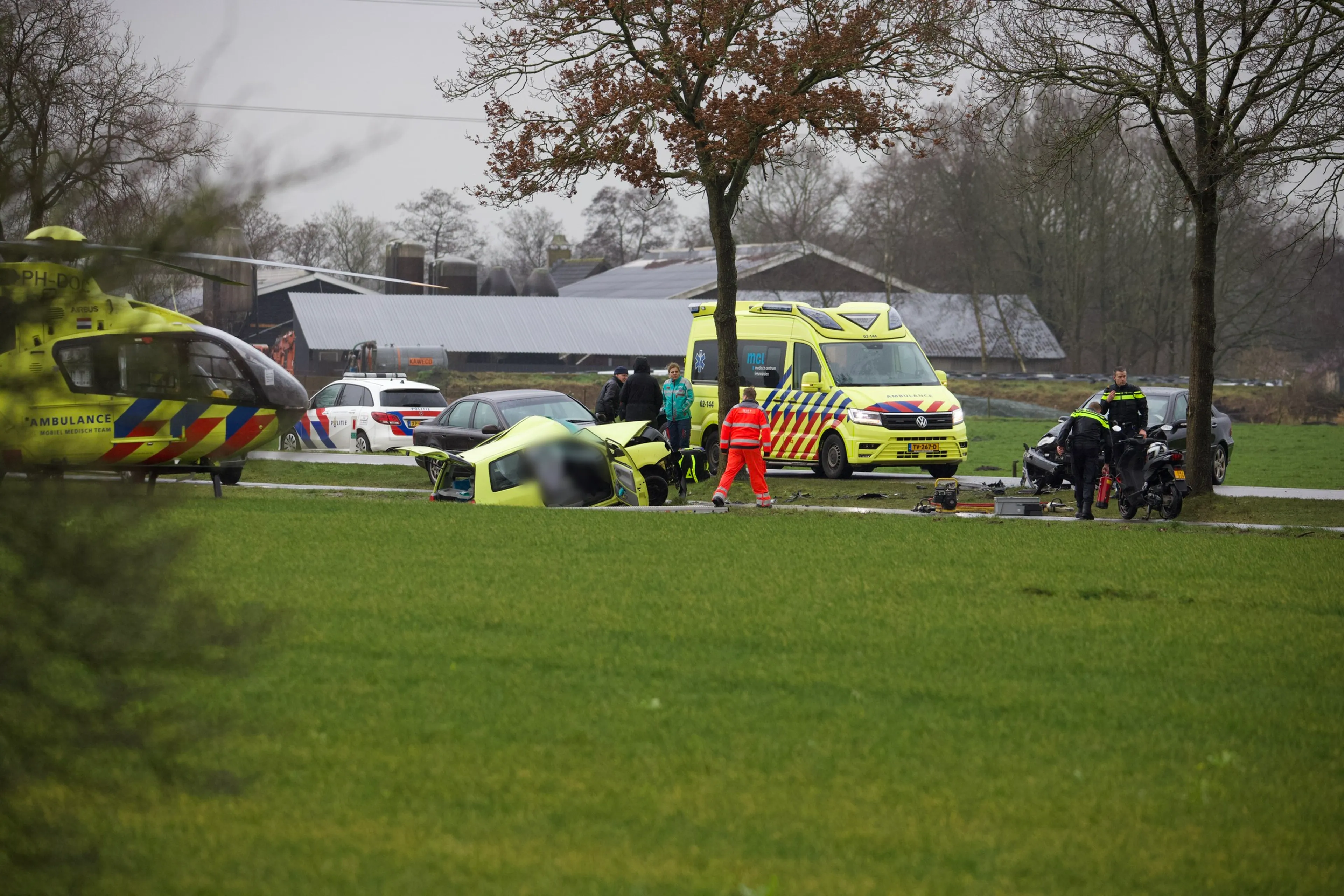 Bejaarde man (83) overleden bij ernstig ongeluk in Gorredijk