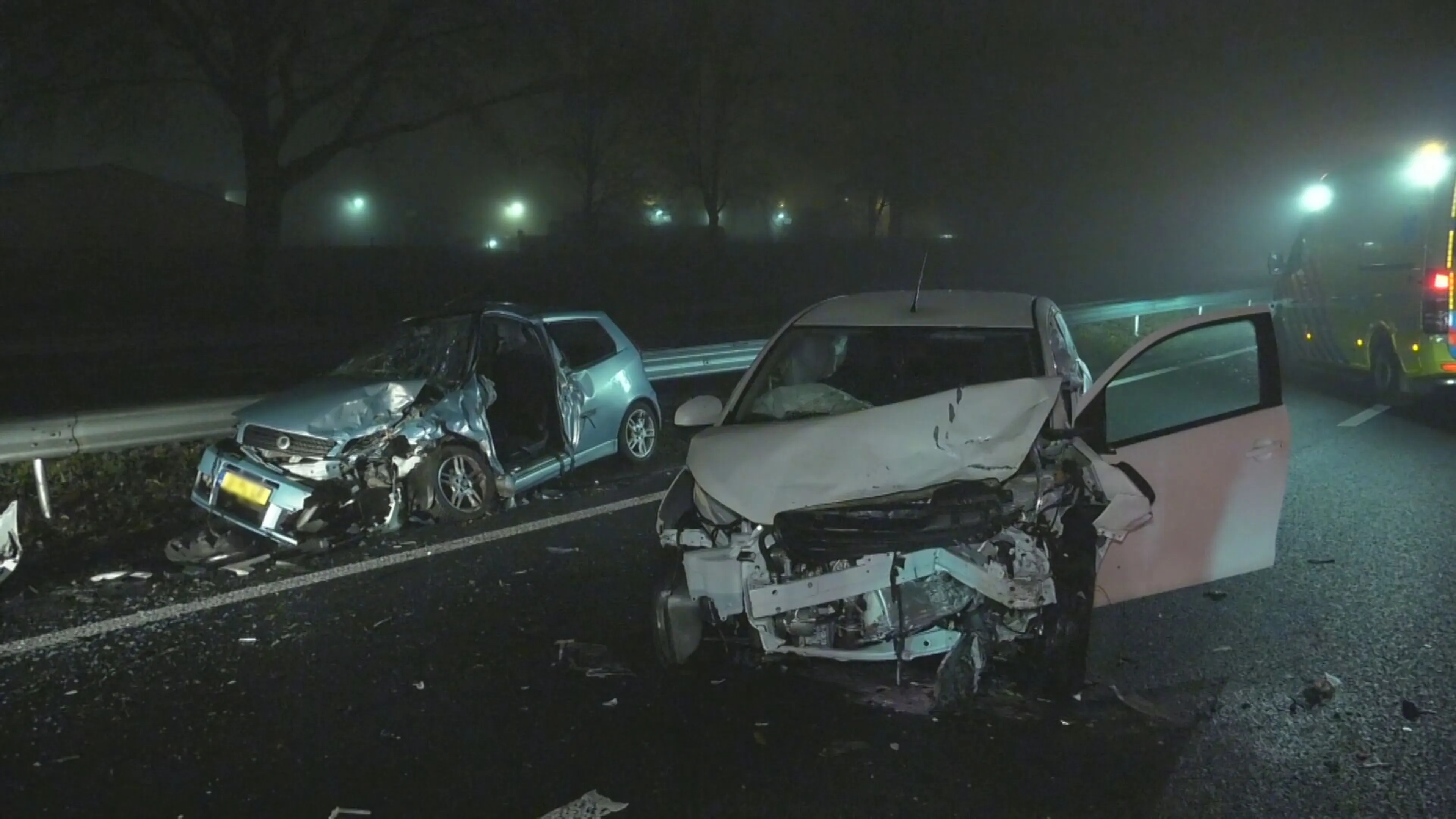 Ernstig ongeluk op de A325 bij Arnhem, mogelijk door spookrijder