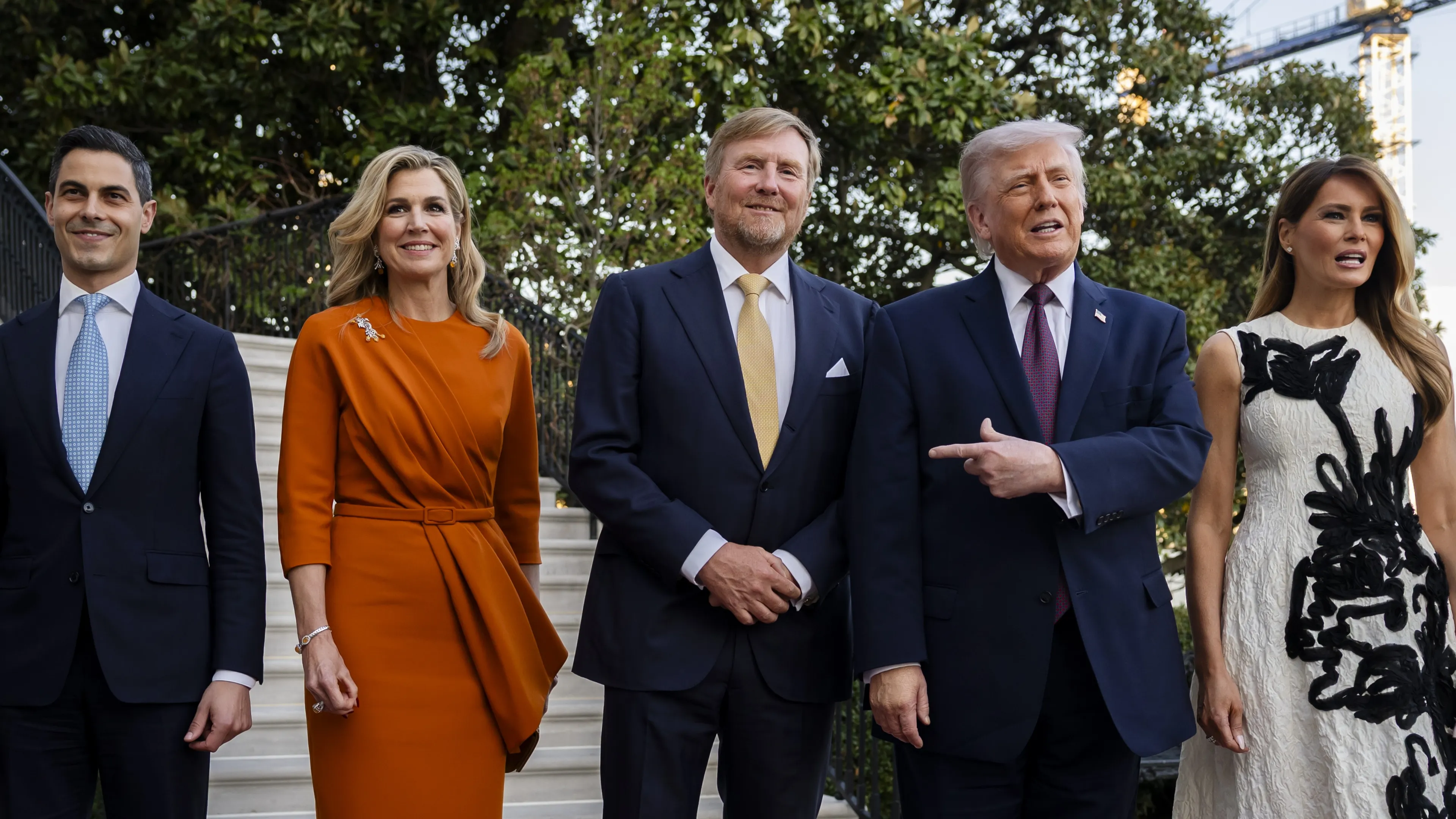 Diner met Trump en koningspaar loopt uit: zo ging het eraan toe