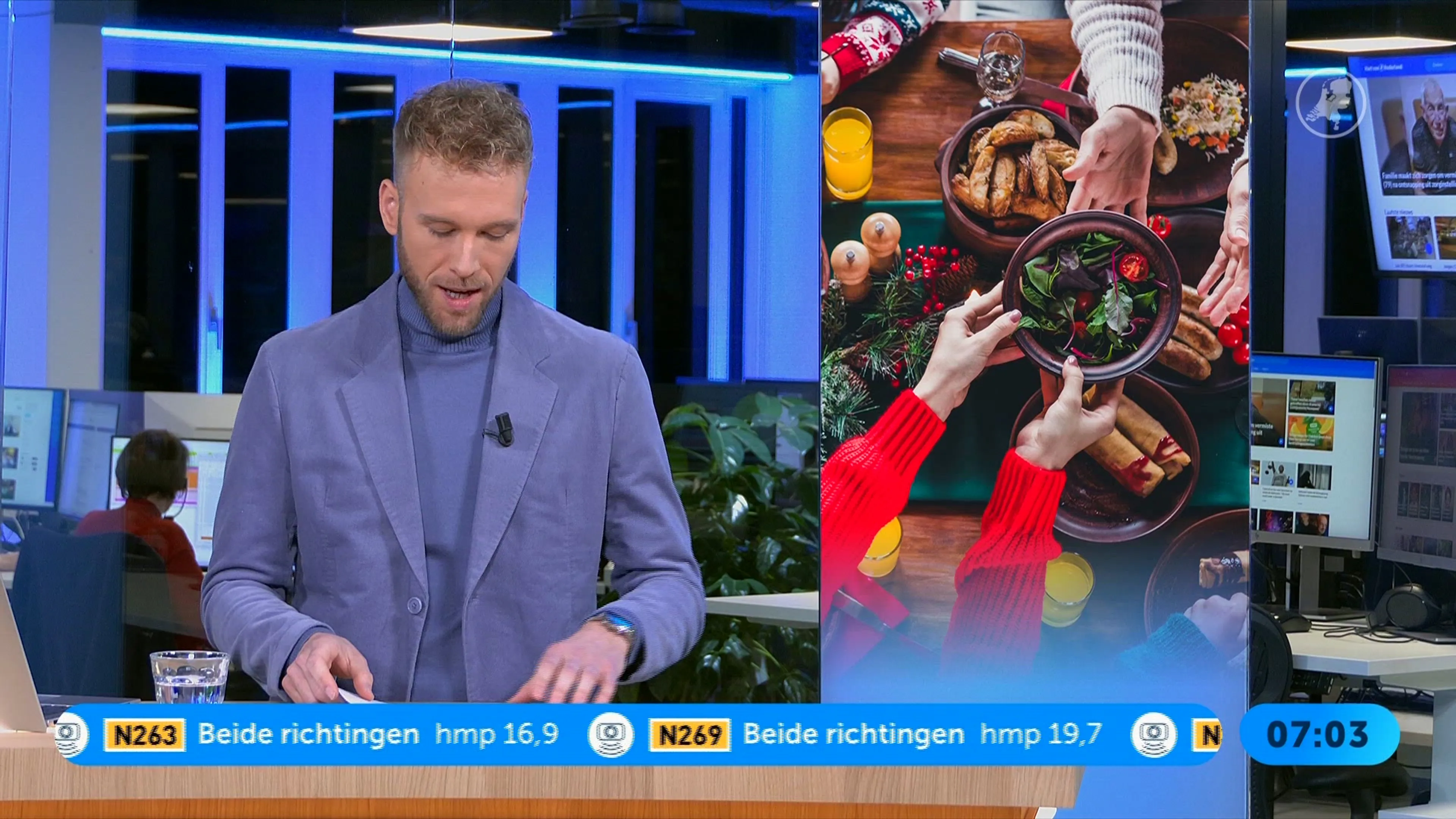 Vlees blijft populair tijdens het kerstdiner
