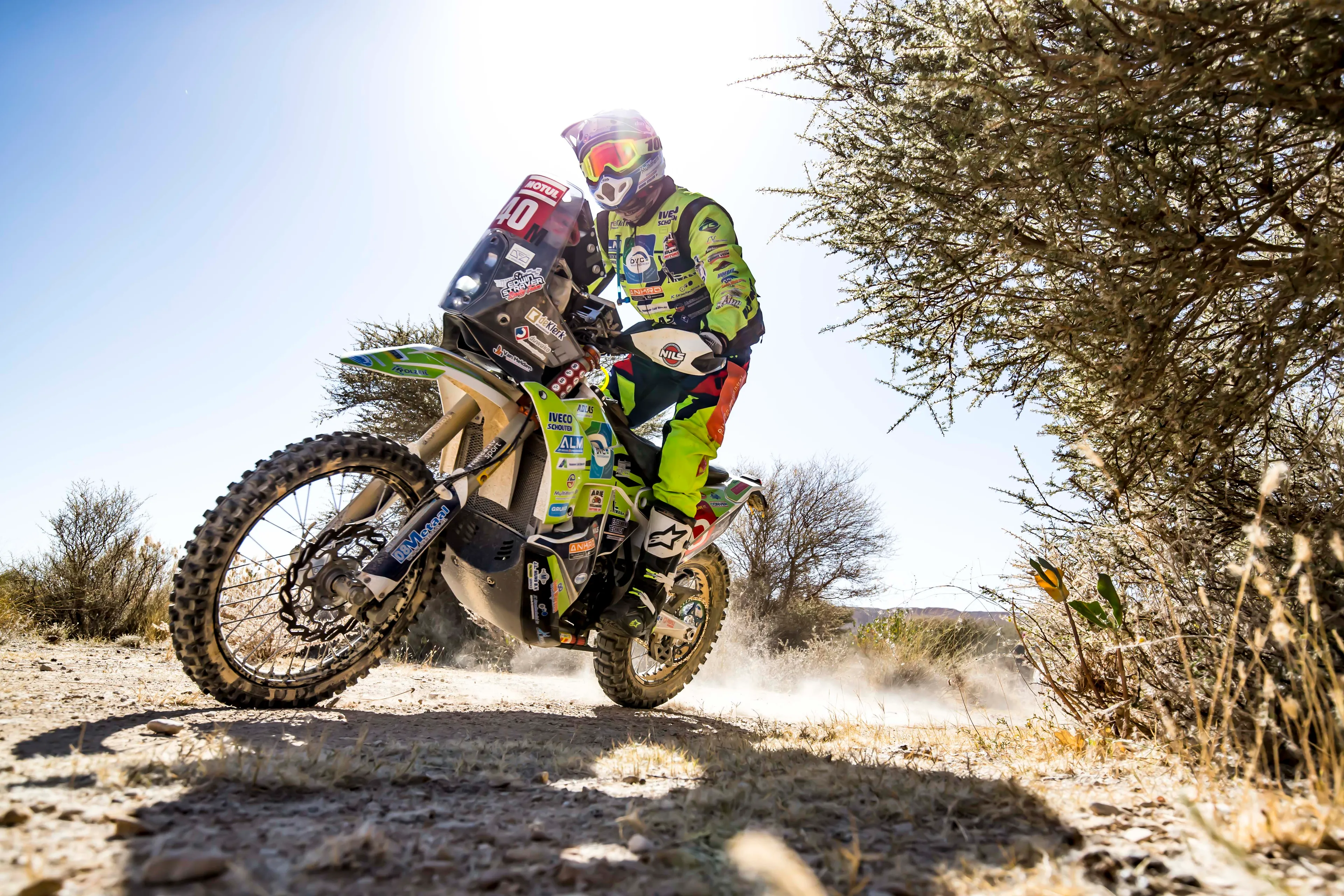 Motorrijder Straver nog in levensgevaar na val in Dakar Rally