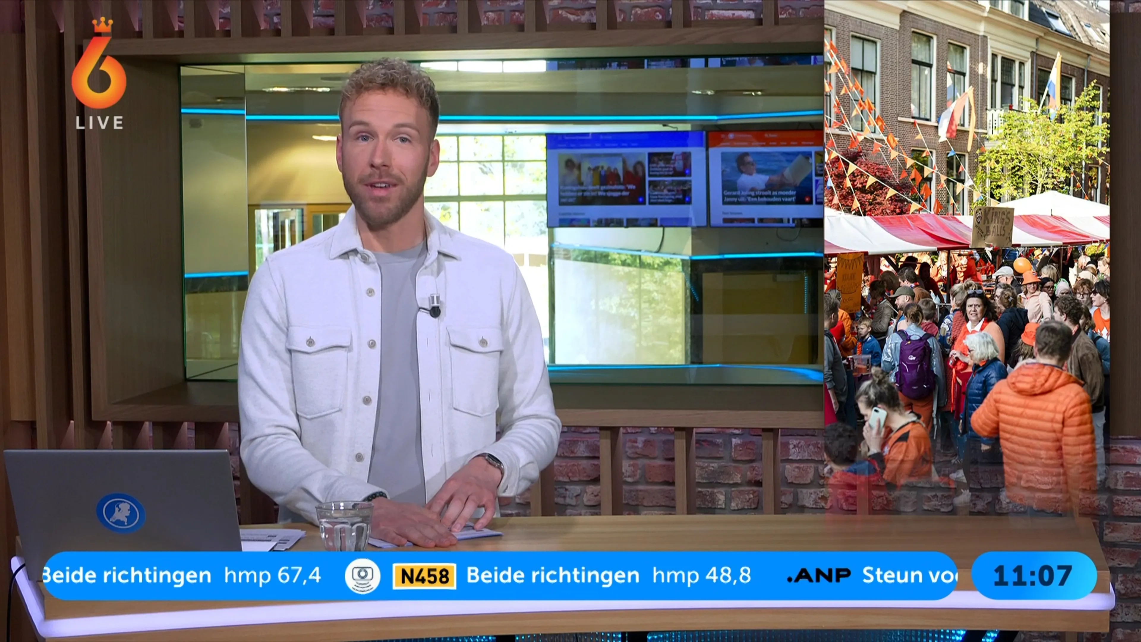 Koninklijke familie aangekomen in Dokkum voor Koningsdag
