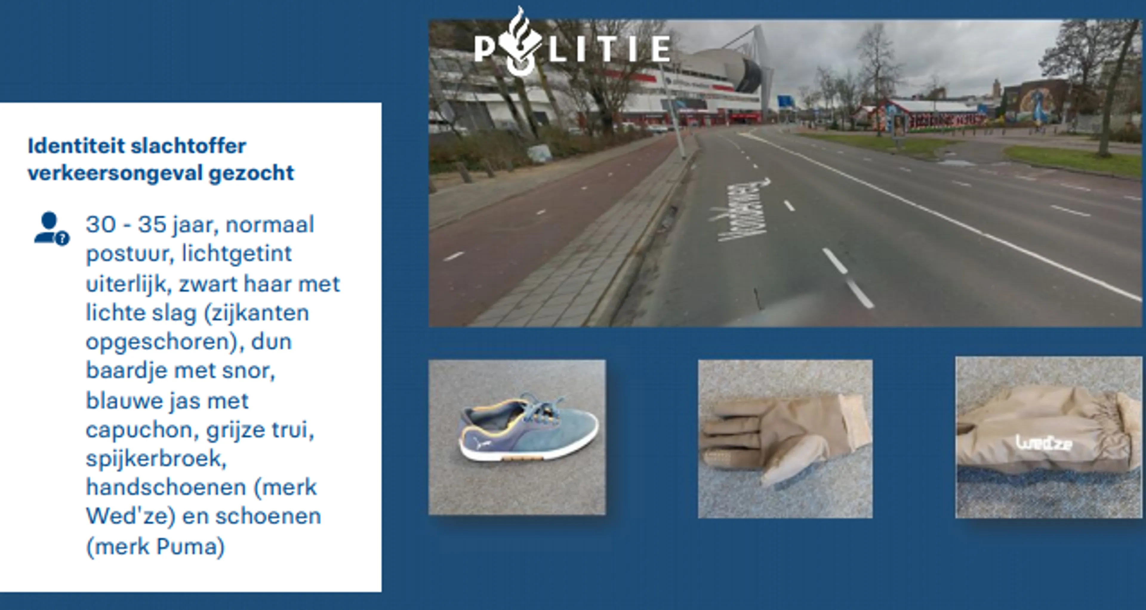 Mysterie rond identiteit in Eindhoven aangereden voetganger