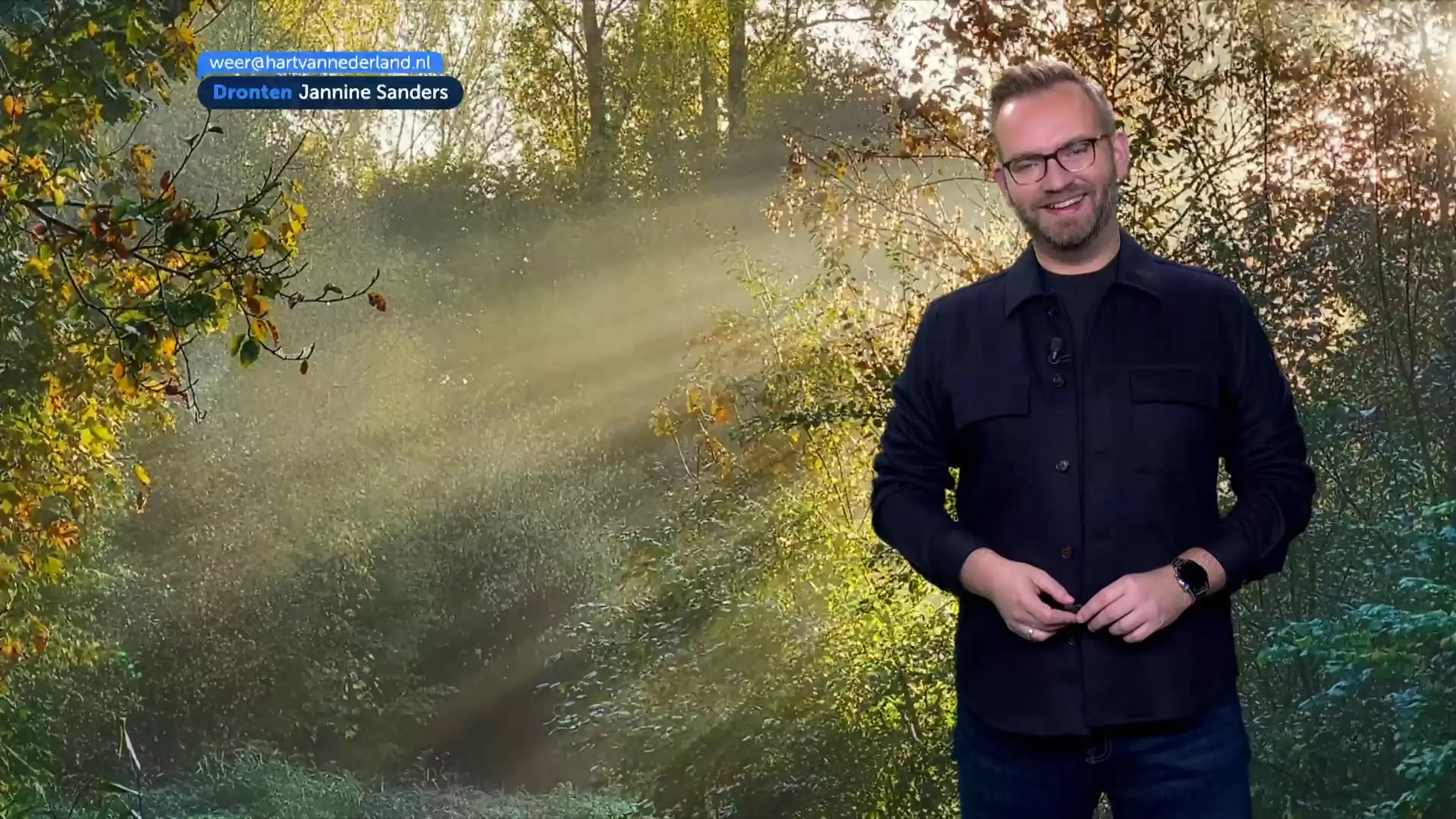 Mist in de ochtend, zon in de middag