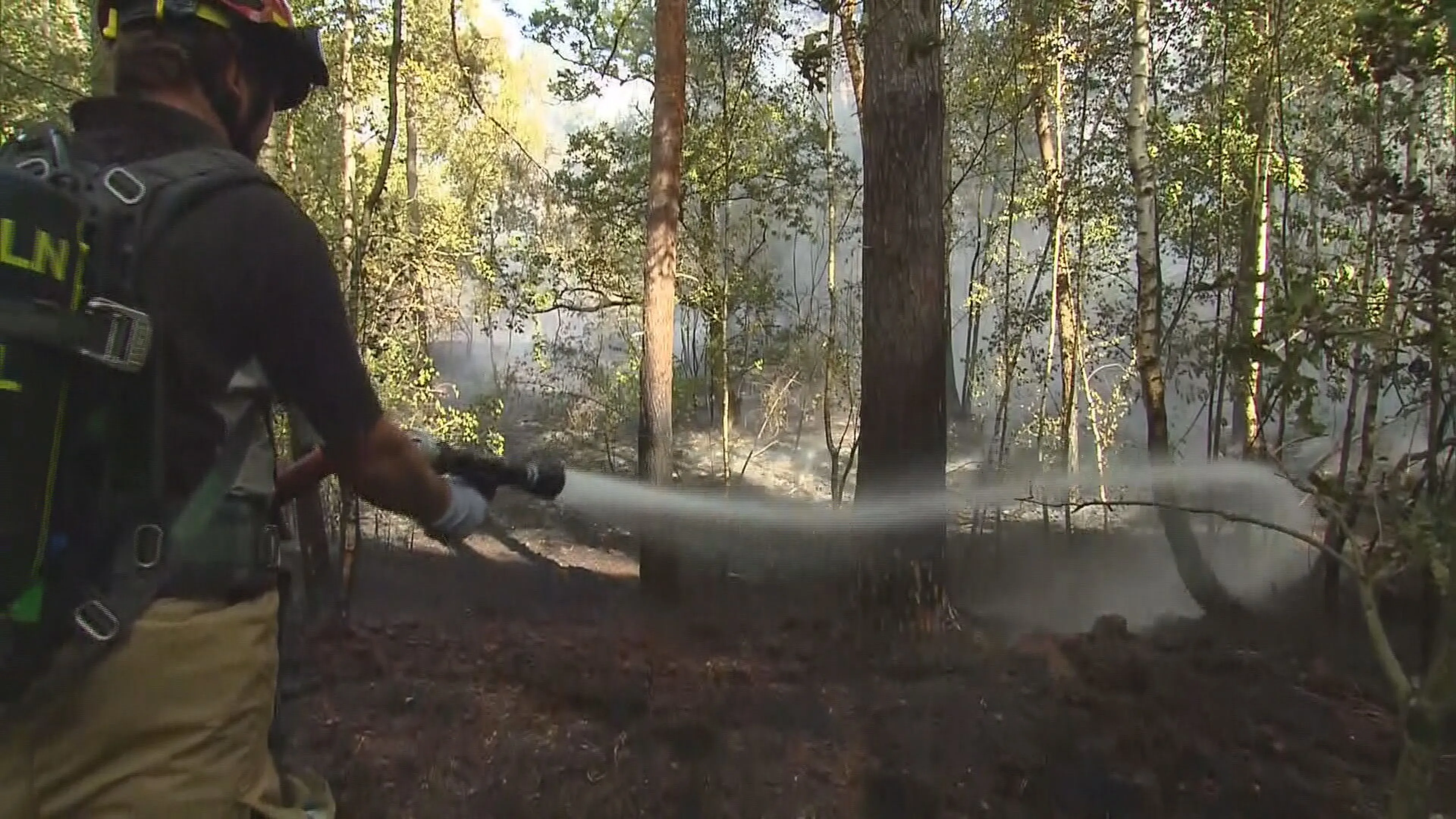 Nieuwe zeer grote bosbrand uitgebroken bij Limburgse Kessel