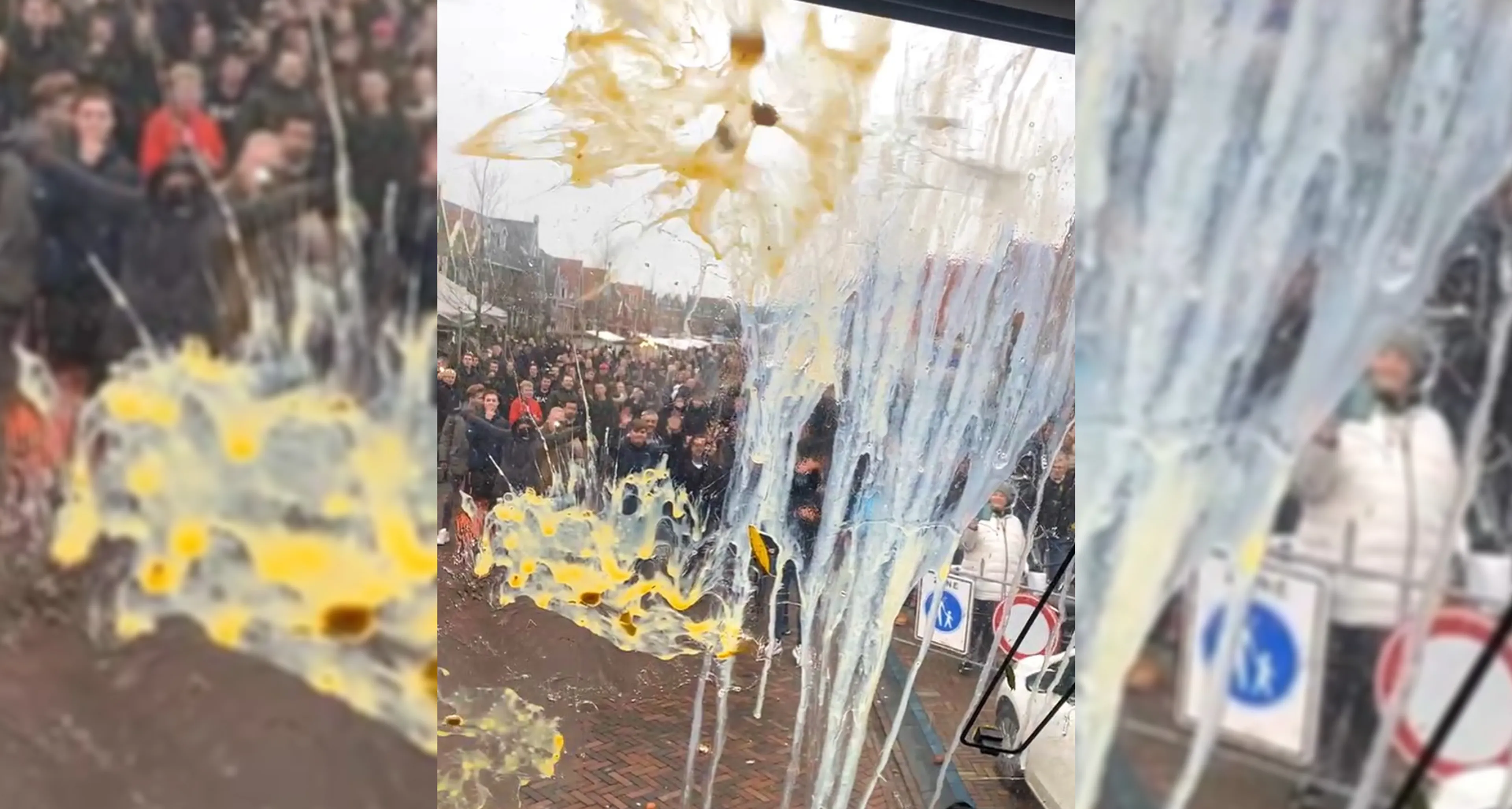 Demonstranten van Kick Out Zwarte Piet Volendam uitgejaagd