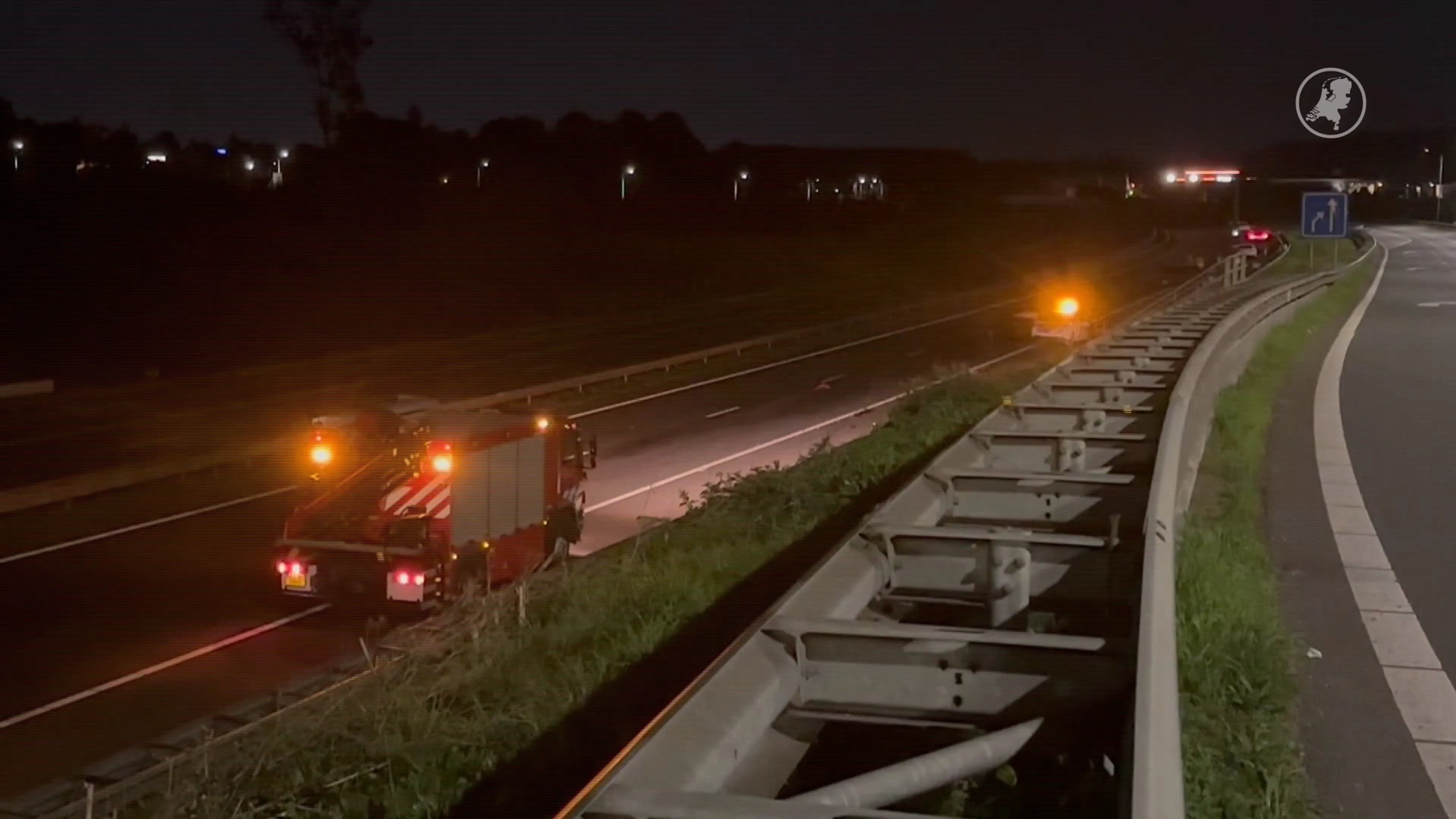 Persoon overleden bij aanrijding op A76