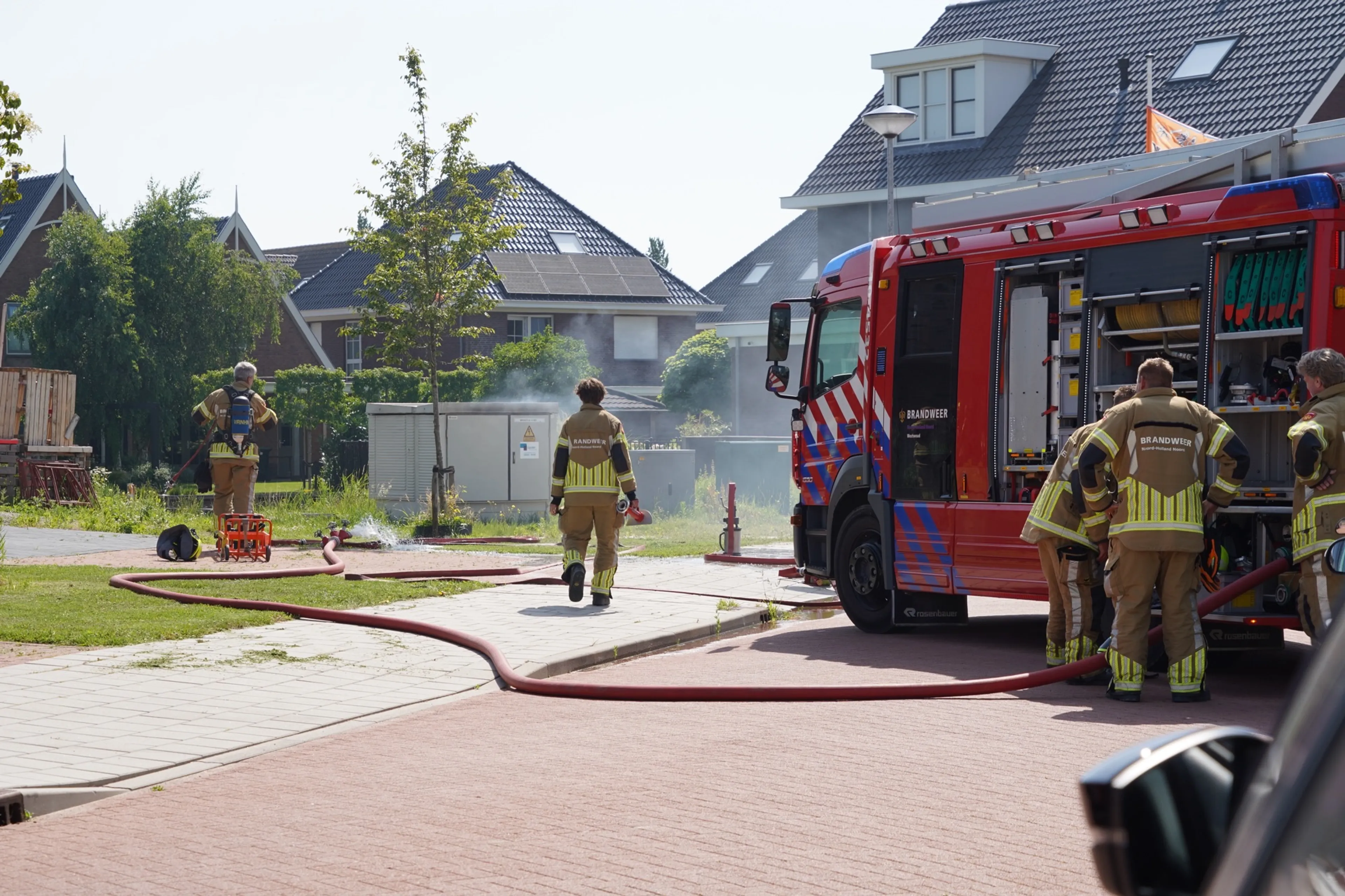 Stroomstoring in Hoogkarspel na brand, huishoudens urenlang geen stroom