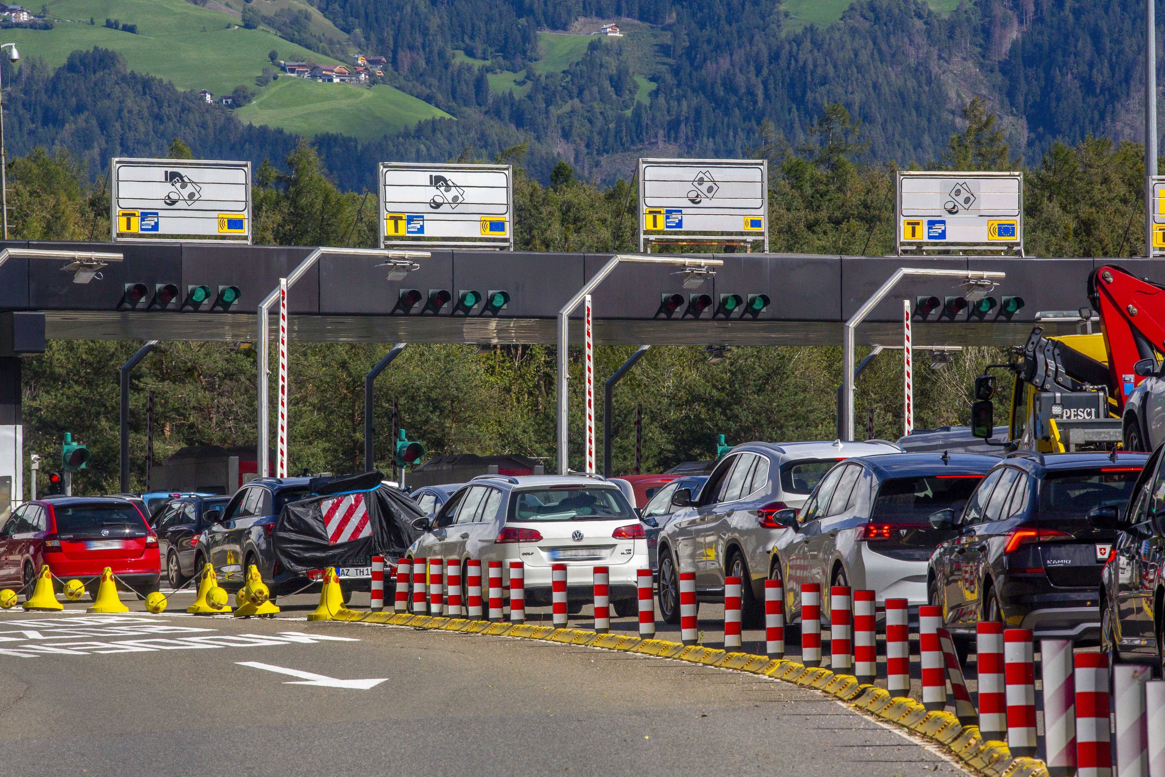 Brennerautobahn na uren weer open, vakantiegangers kunnen naar huis