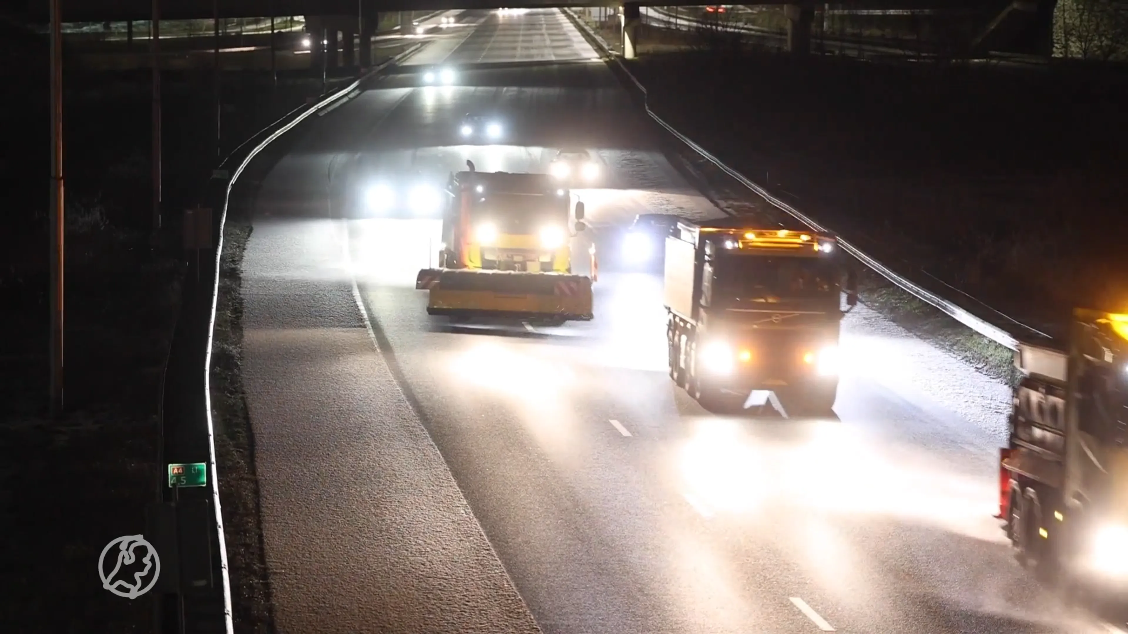 Oppassen geblazen als je de weg op gaat: het is spekglad