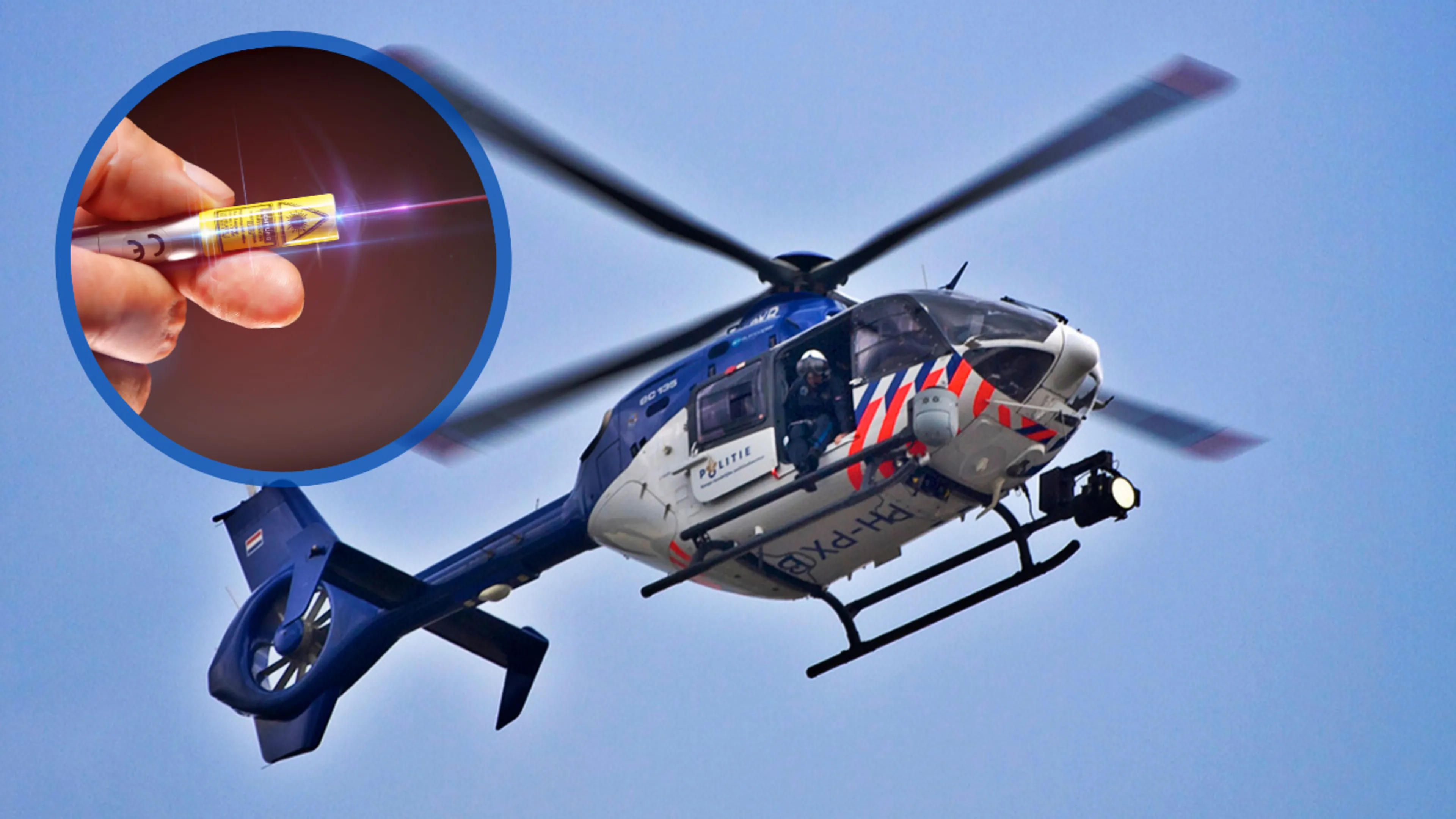 Vrouw veroordeeld voor beschijnen politieheli met laserpen: dacht dat het UFO's waren