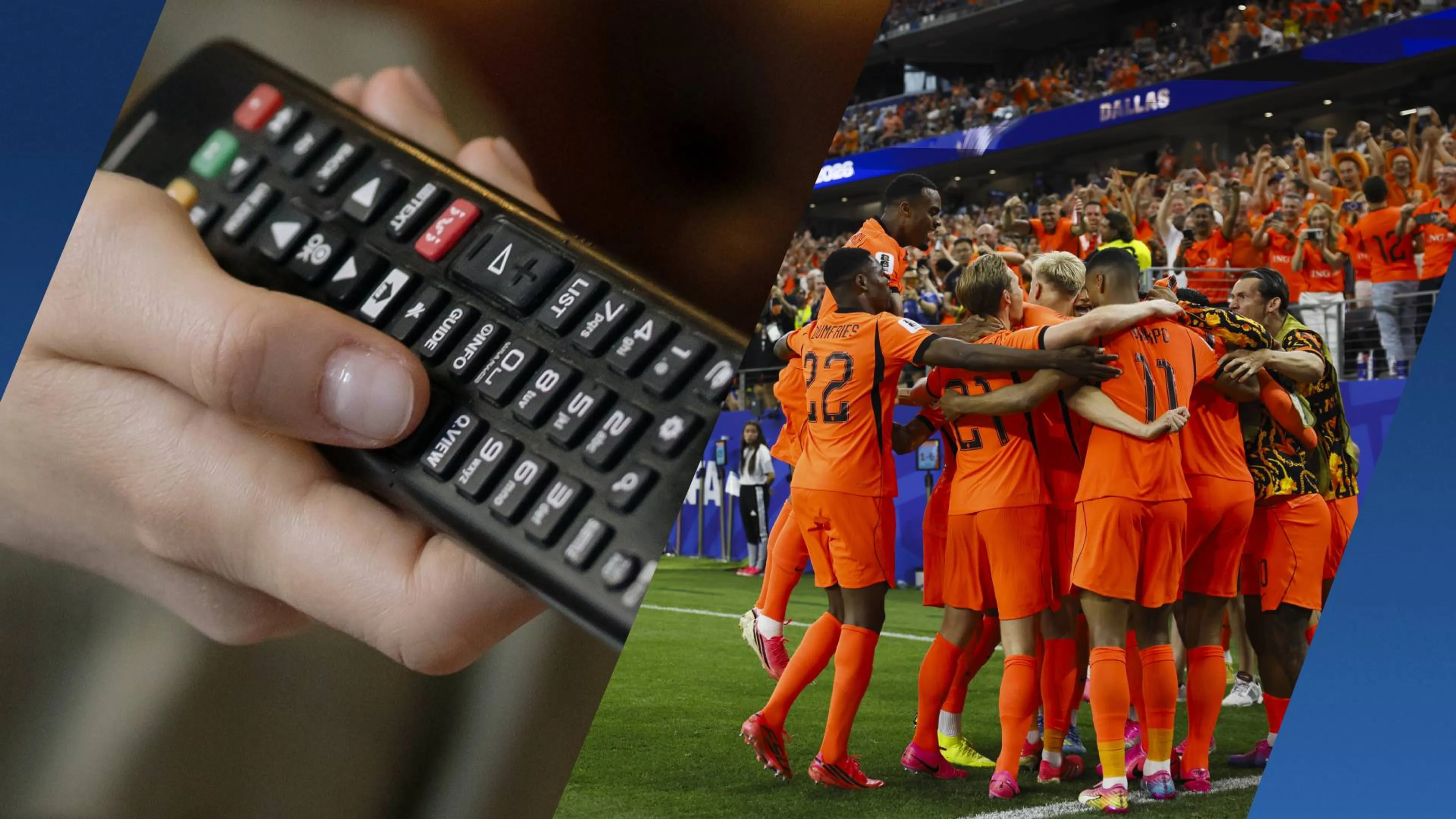 Klachten over oranjeshirts die van beeldscherm spatten: 'Echt absurd fel'