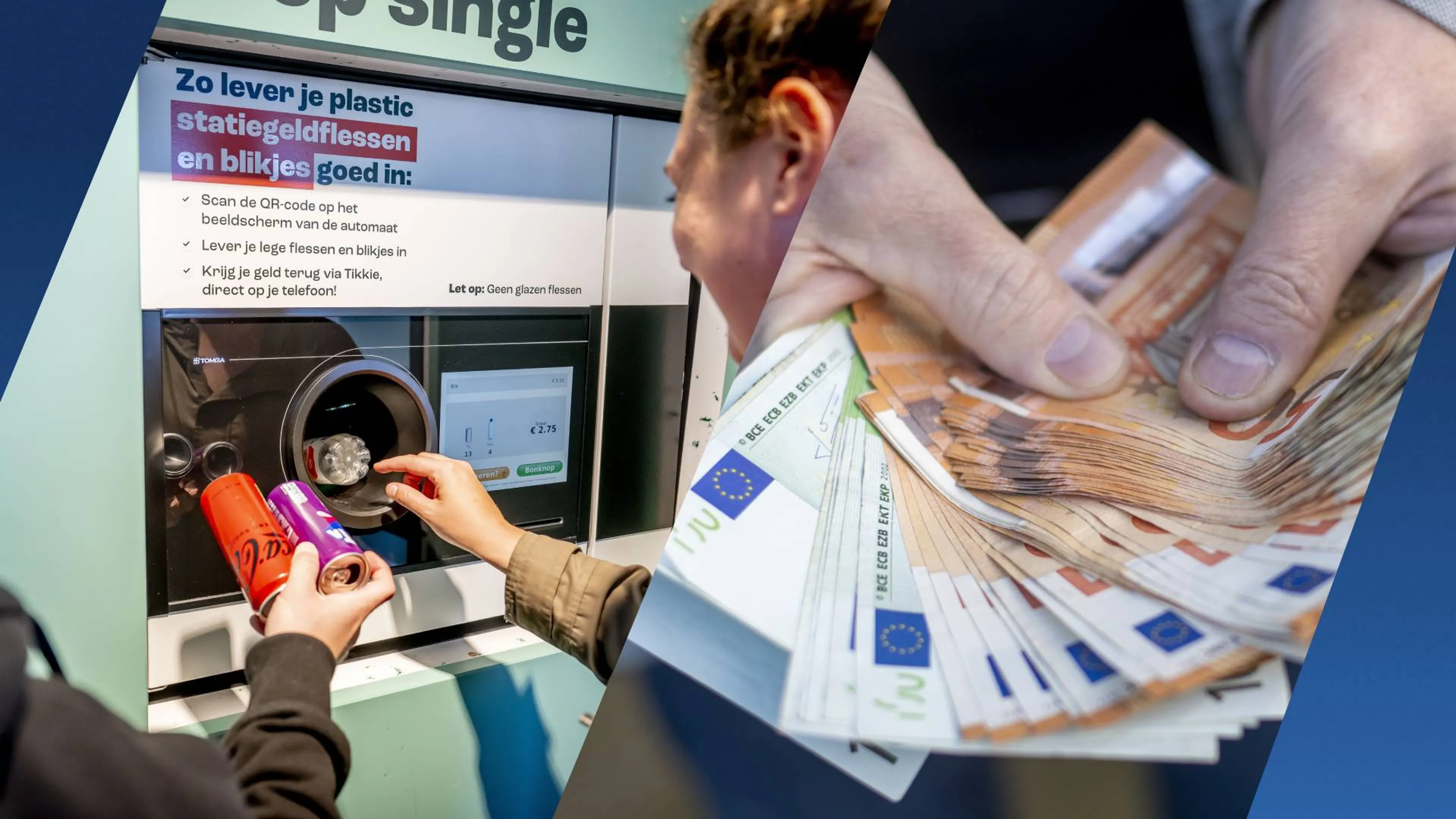 Geld verdienen met statiegeld: gratis lot bij inleveren blikjes en flesjes