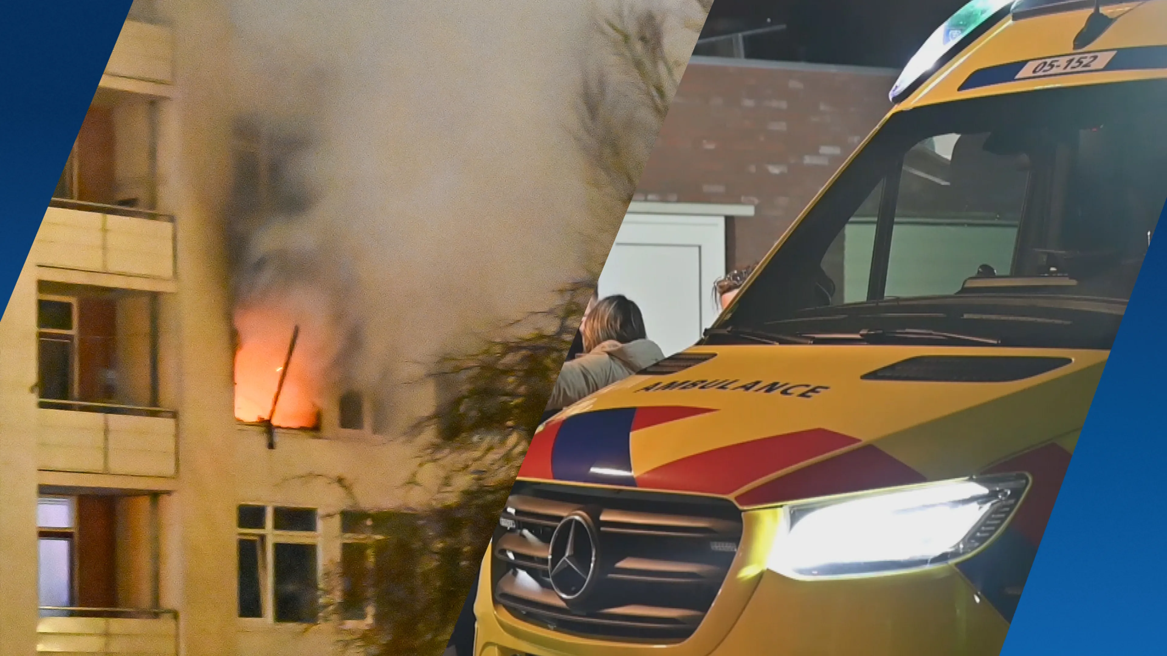 Bewoner raakt zwaargewond bij felle woningbrand Almelo, twee anderen gewond