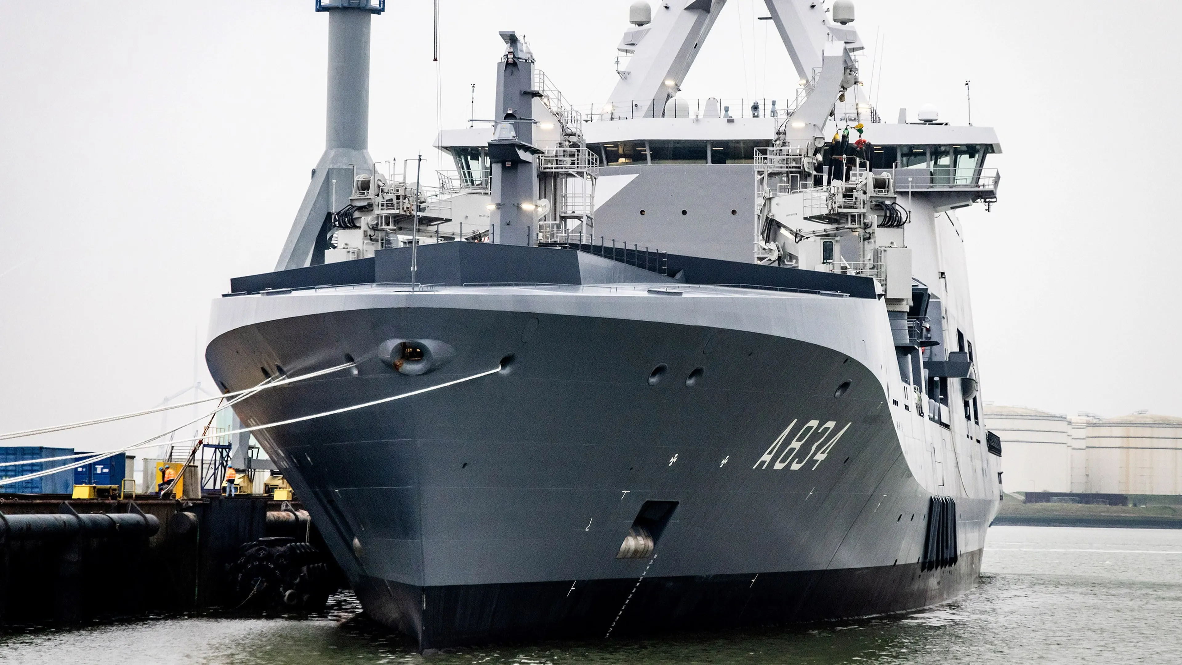 Voor het eerst in 10 jaar krijgt de Marine een nieuw schip: neem een kijkje