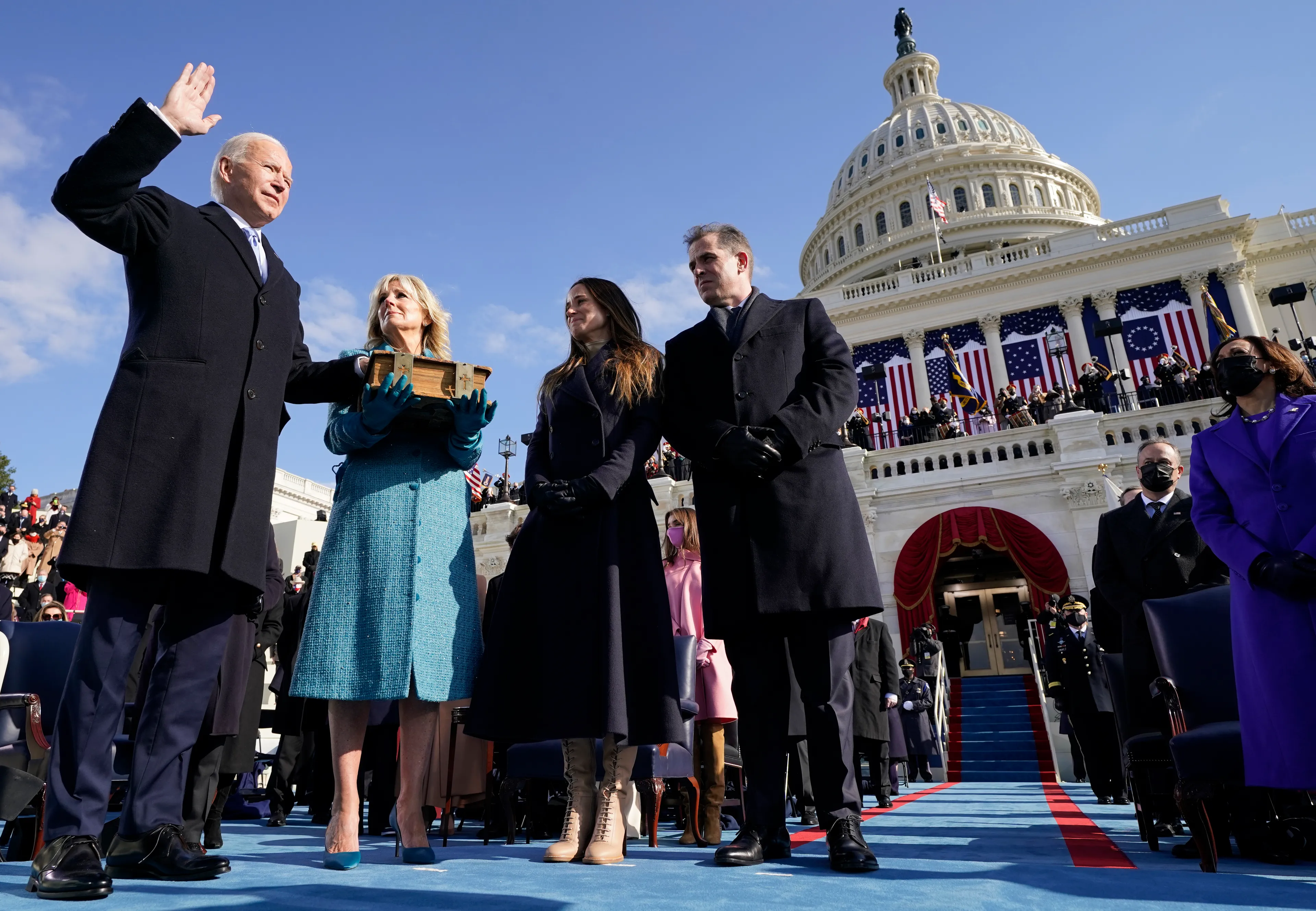 Opluchting bij Amerikaan Tre'Shawn uit Leiden: eindelijk zit Biden in het Witte Huis