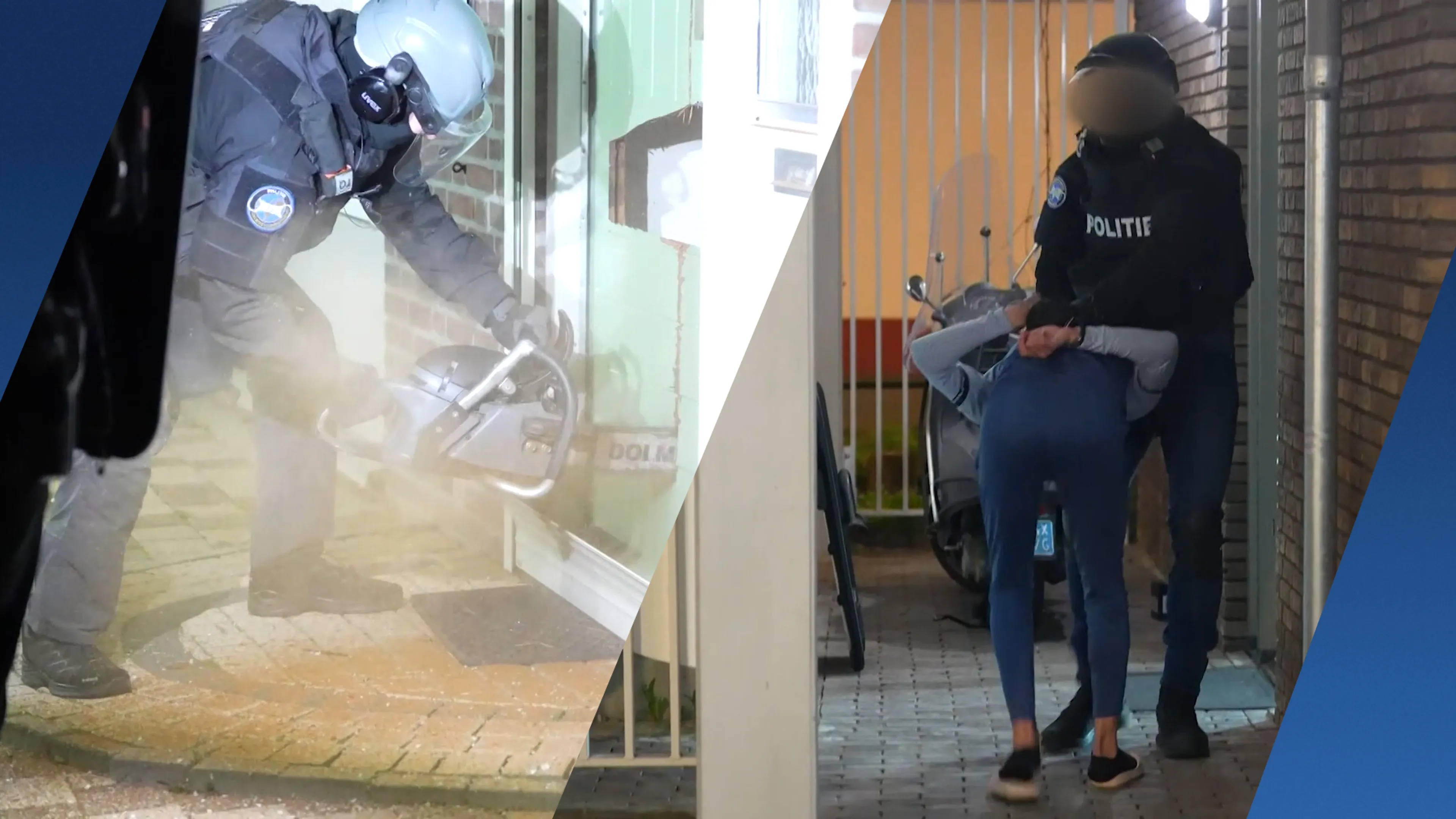 Grote politieactie in Eindhoven: huizen binnengevallen, meerdere aanhoudingen