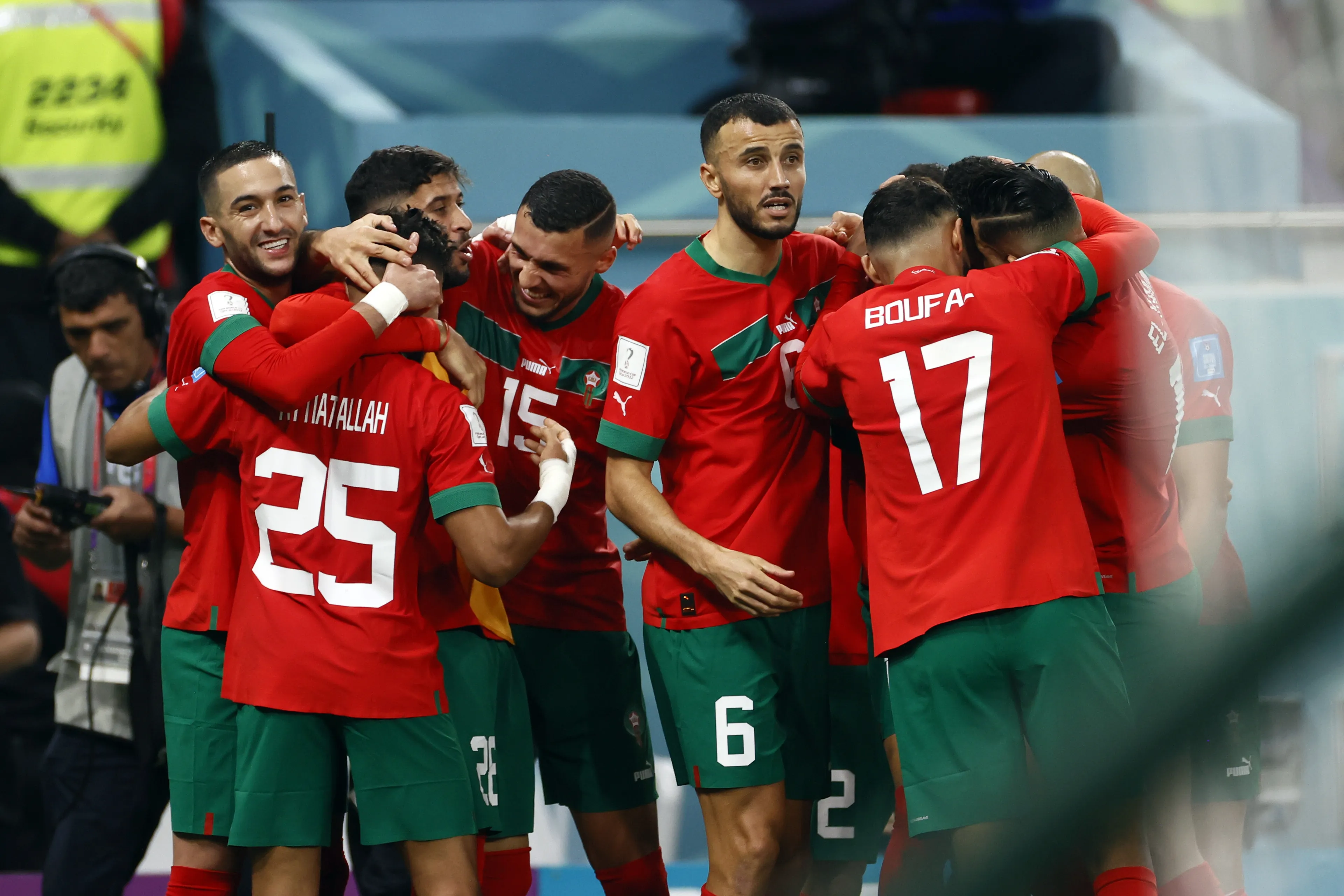 Marokko verslaat Portugal en staat als eerste Afrikaanse land in halve finale WK