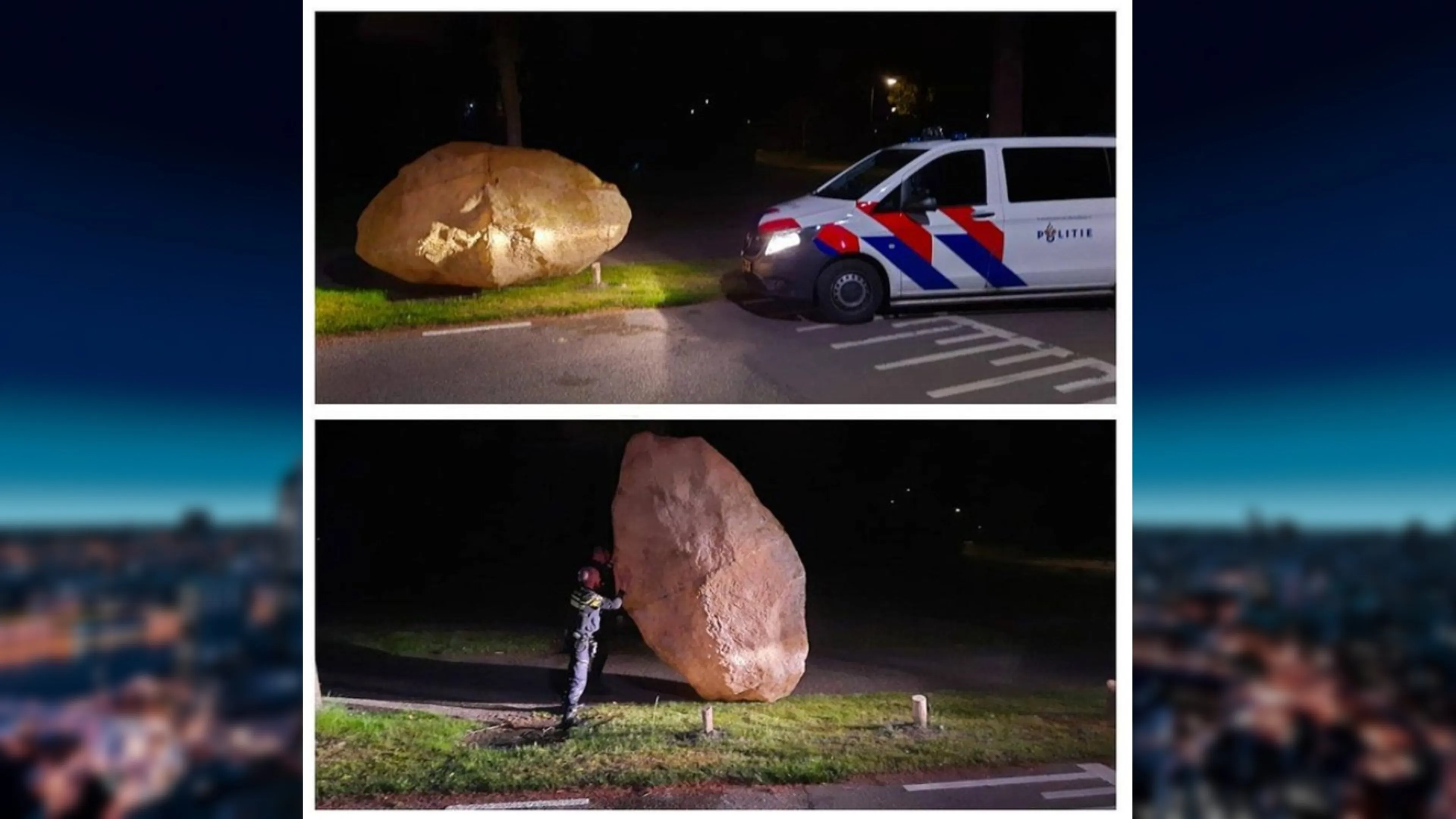Wie o wie is zijn rotsblok kwijt? Op te halen in Zeist
