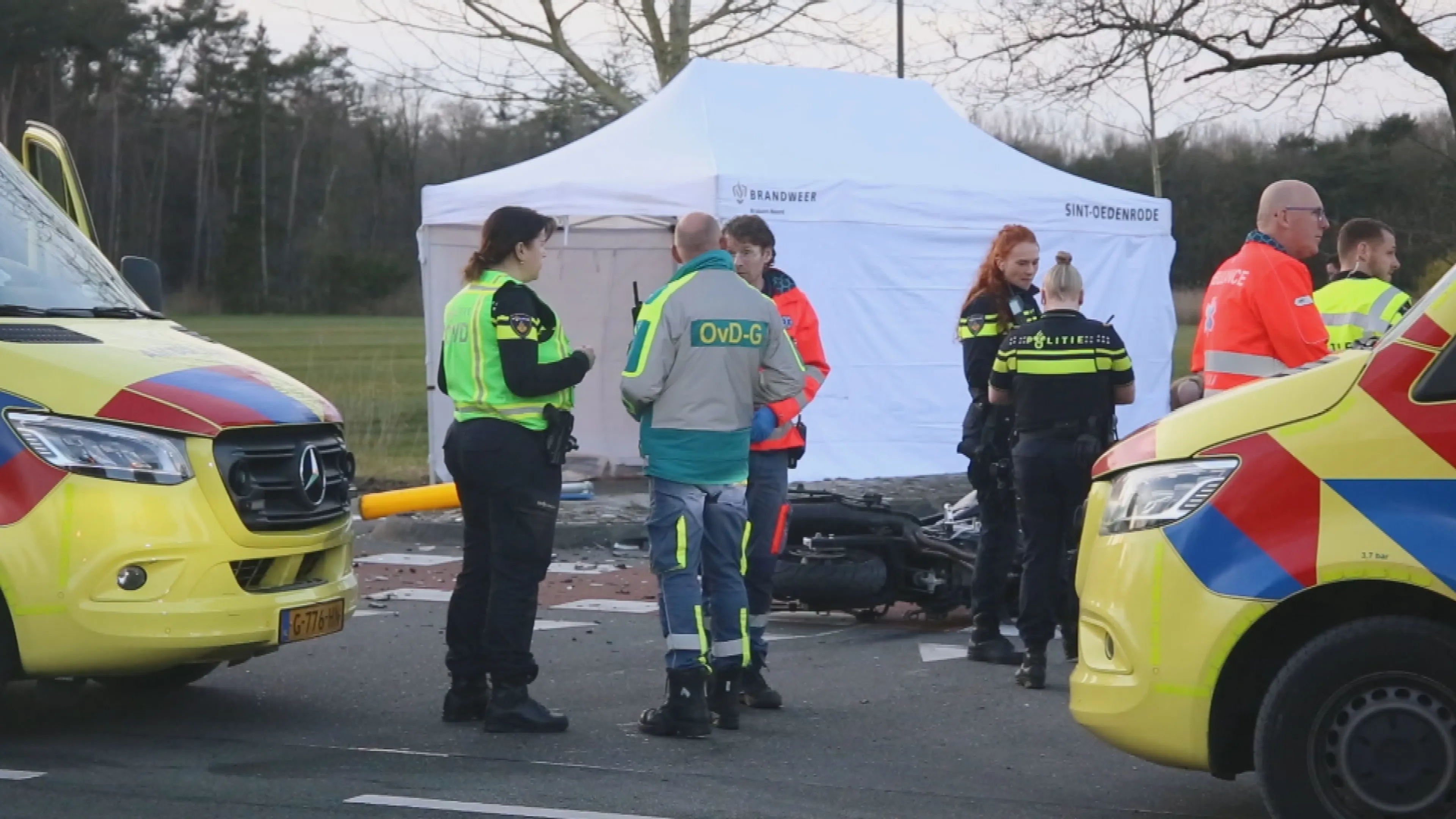 Motorrijdster (32) overleden door aanrijding met bestelbus in Sint-Oedenrode