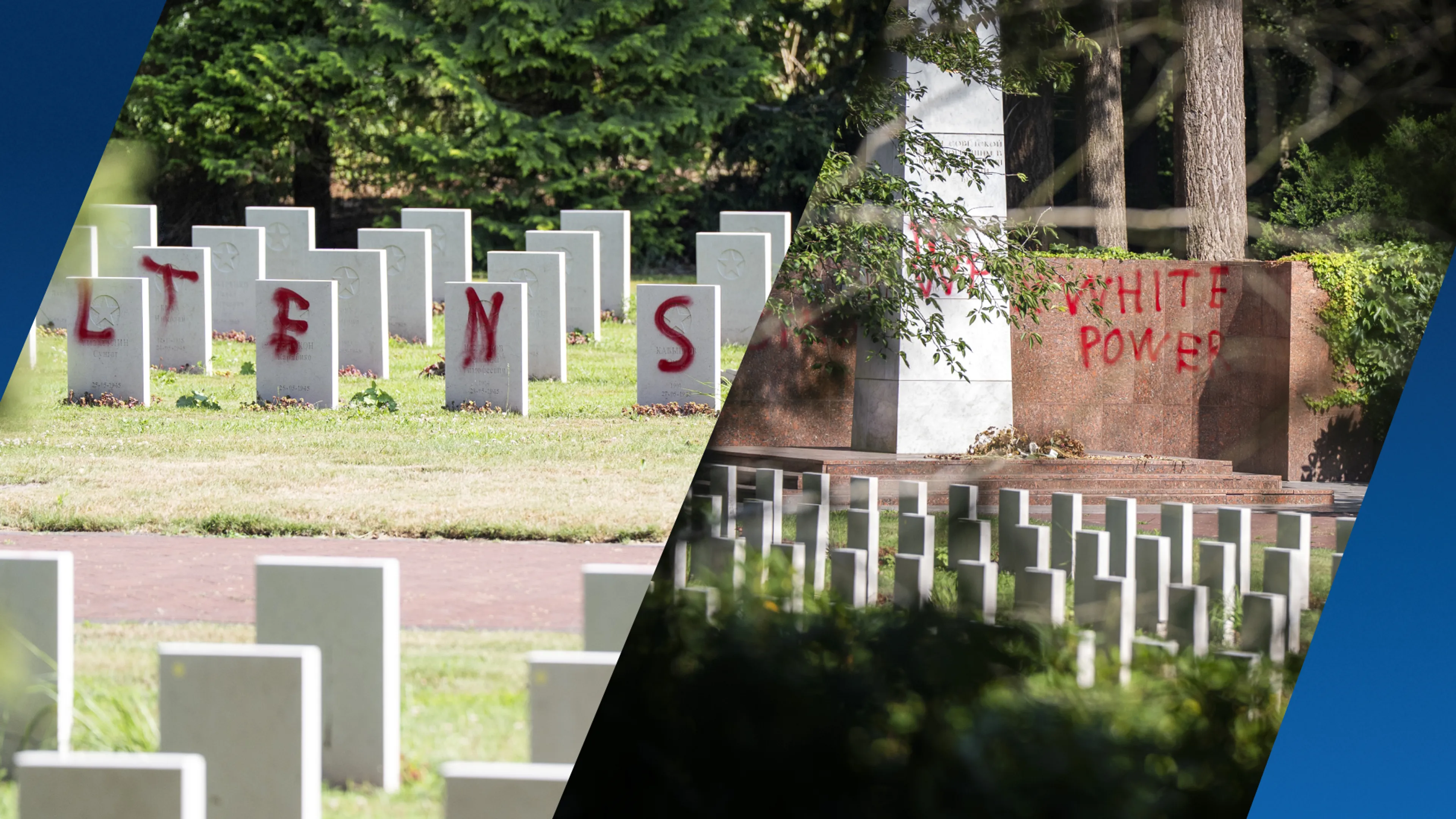 Alle bekladde grafstenen op Sovjet Ereveld in Leusden schoongemaakt
