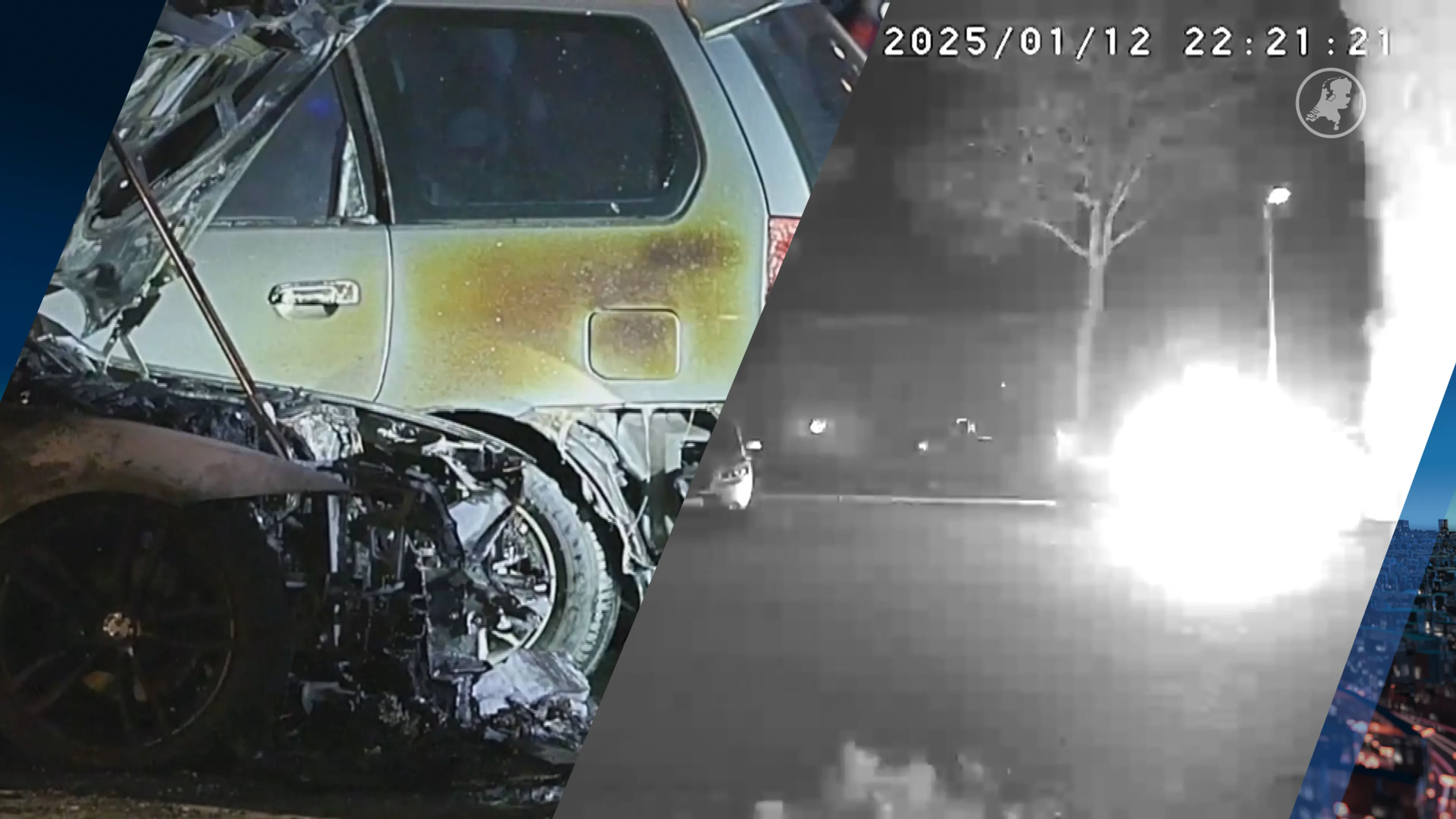 Videodeurbel legt explosie en vluchtende verdachte vast in Zoetermeer