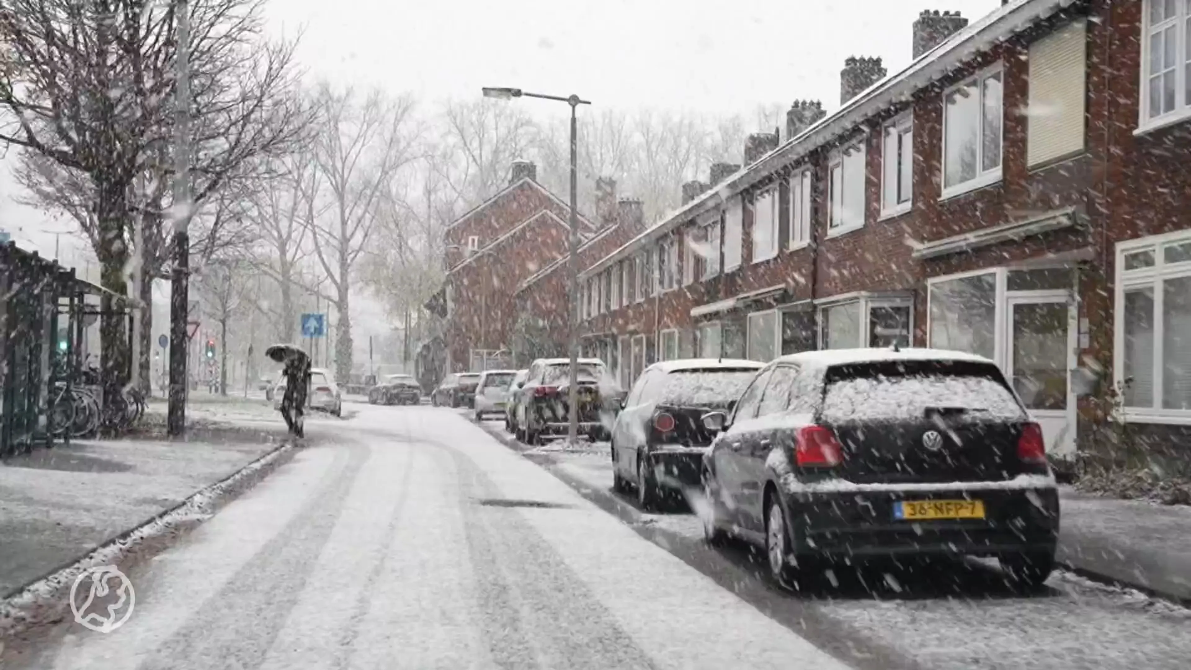 Code geel langer van kracht door gladheid: 'Felle sneeuwbuien op komst'