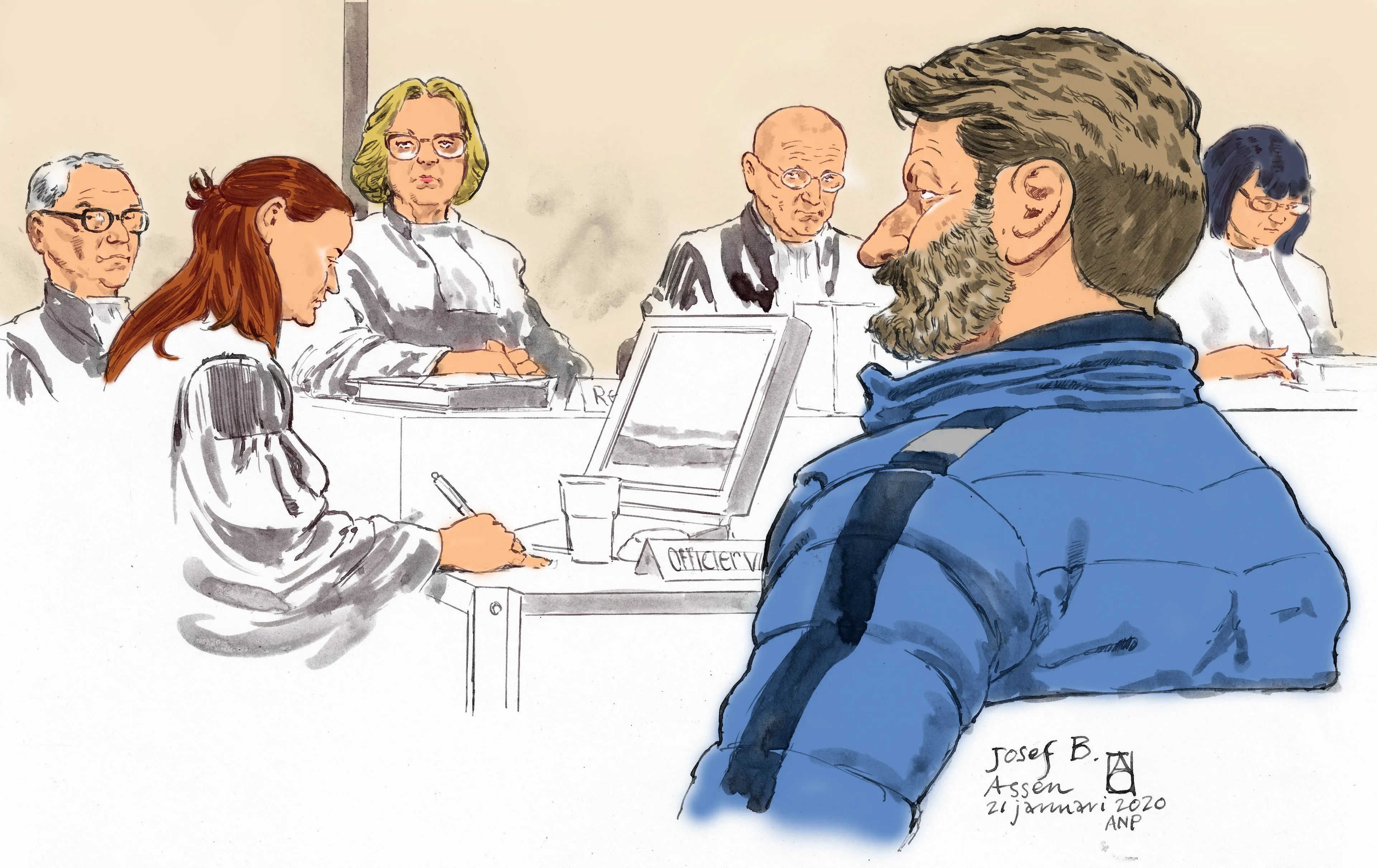 Ruinerwold-verdachte Josef B. beëindigt na negen dagen zijn hongerstaking