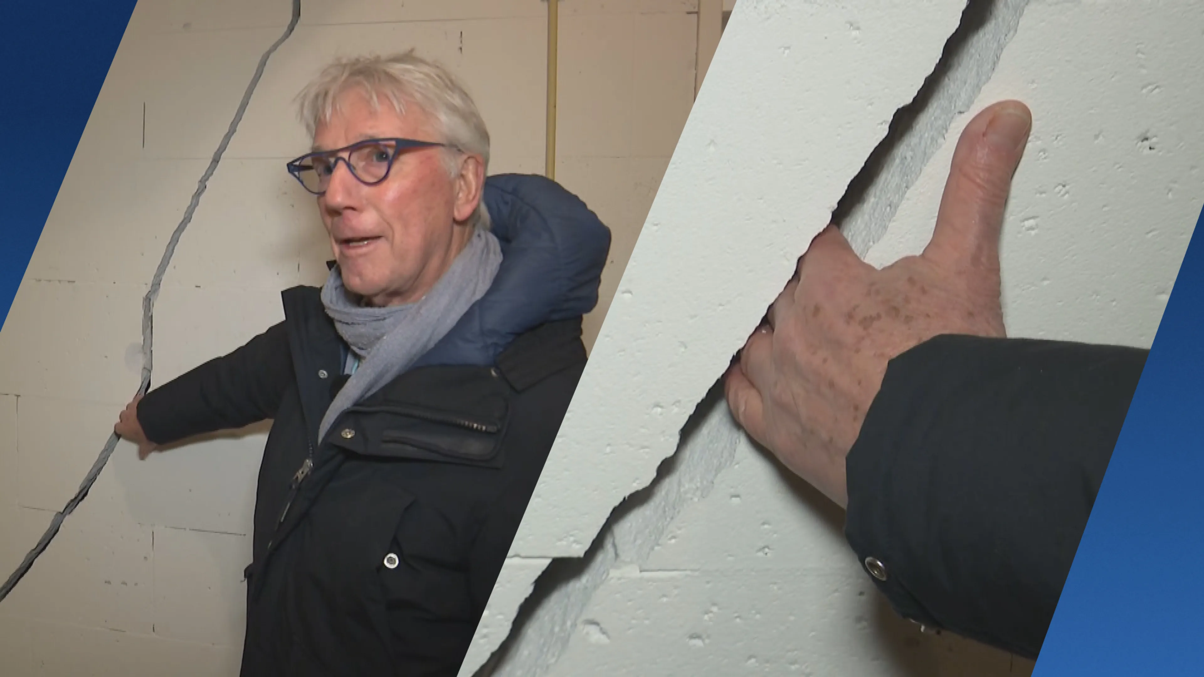 Huizen zakken weg na verbouwing in Amsterdam: 'Kan m'n hand in kier steken'