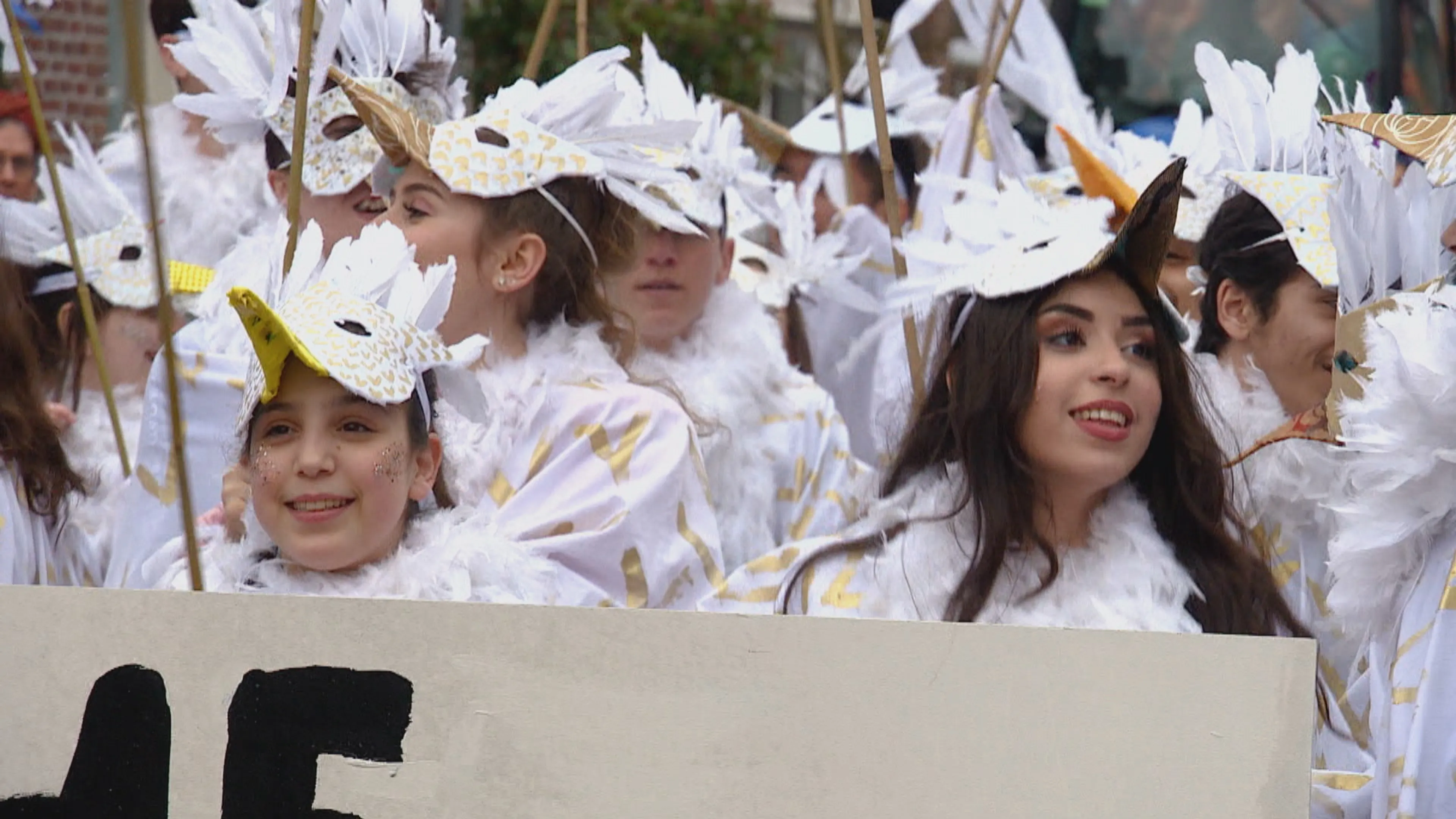 Integratie ten top: vluchtelingenkinderen lopen mee in Limburgse carnavalsoptocht