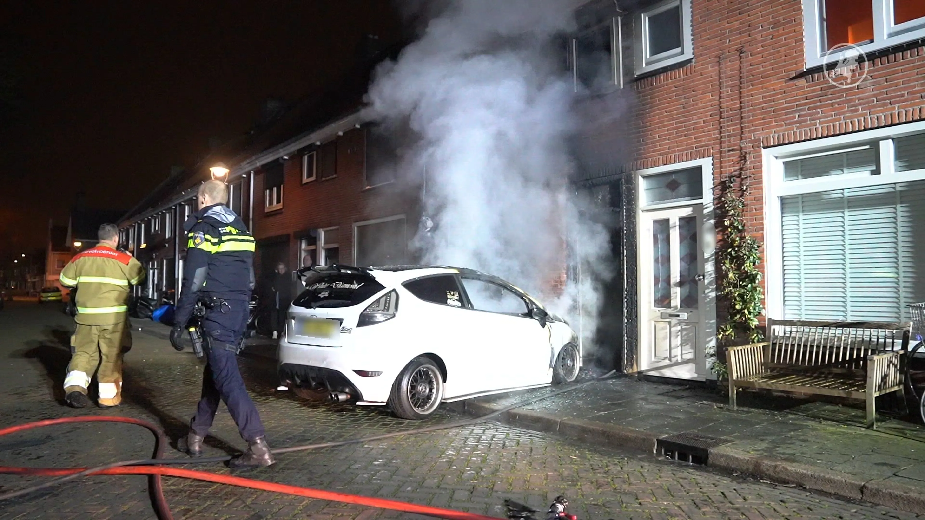 Buurman vangt slachtoffers brand Den Bosch op