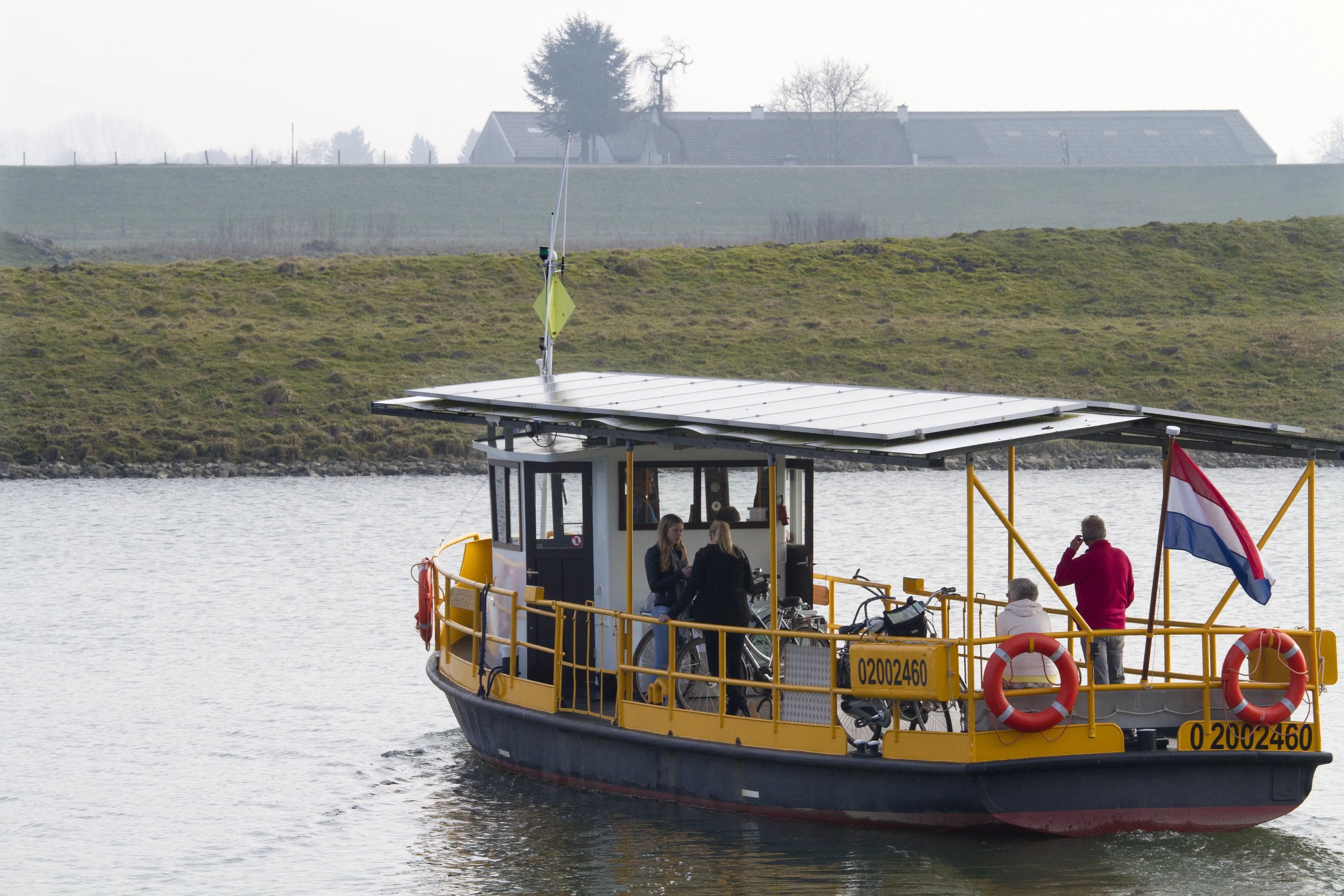 Lage waterstand legt veerponten stil, onzekerheid rond Vierdaagsepont