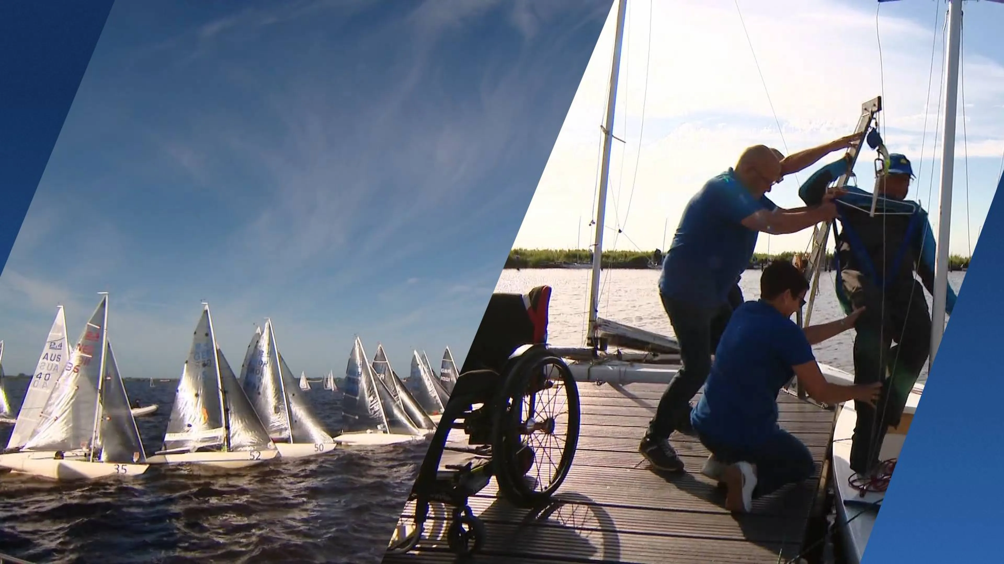 Zeilers met en zonder beperking gaan de strijd aan in Sneek