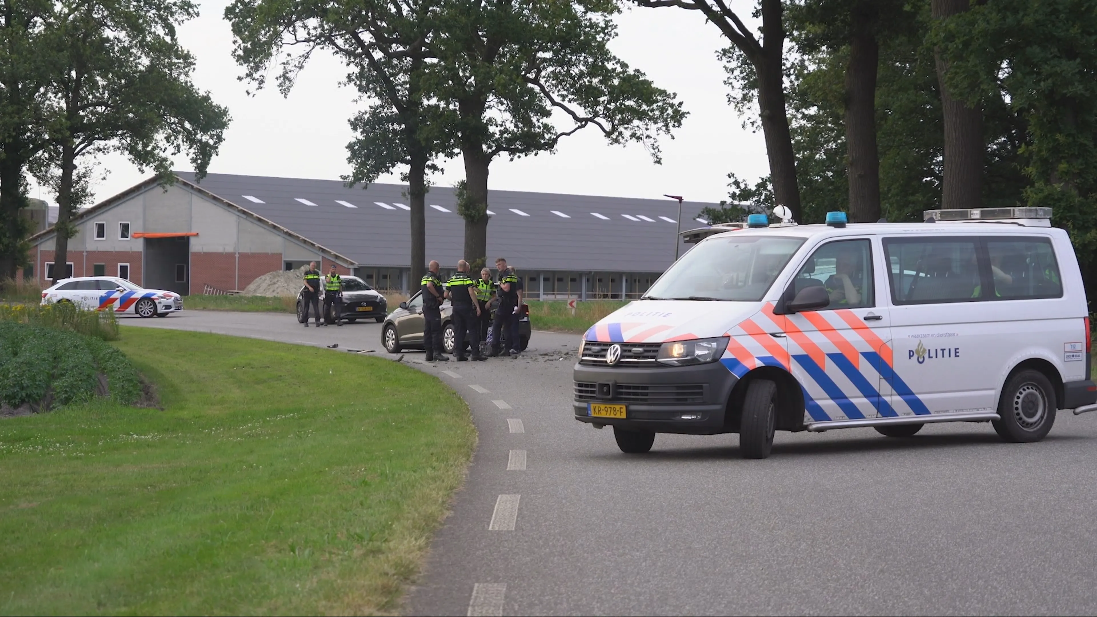 Motorrijder overleden door aanrijding met auto bij Gronings dorp