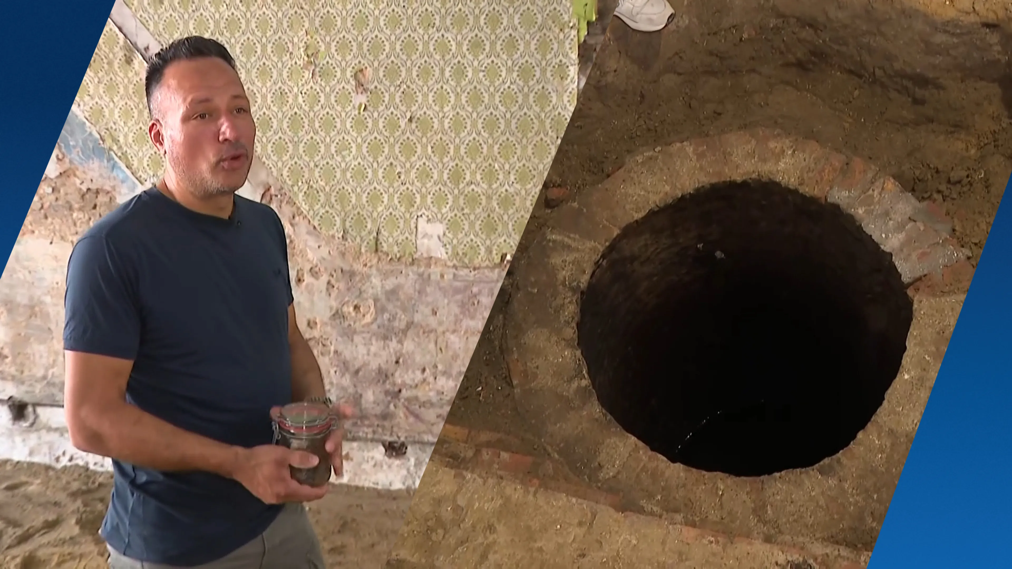 Bizar: Dirk vindt grafzerk, waterput en muntenschat onder vloer bij verbouwing