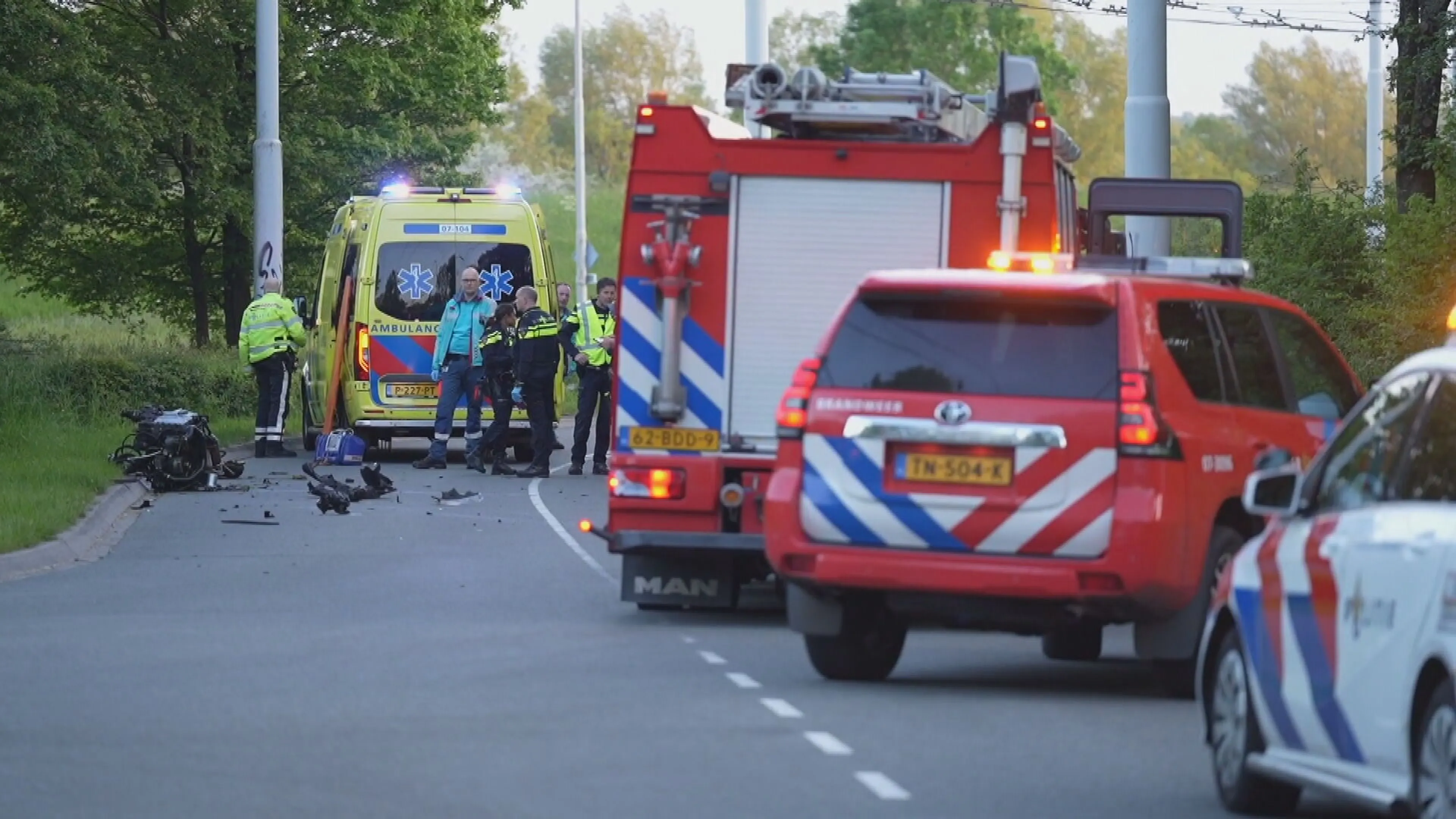 Dode en drie gewonden door ongeval in Arnhem