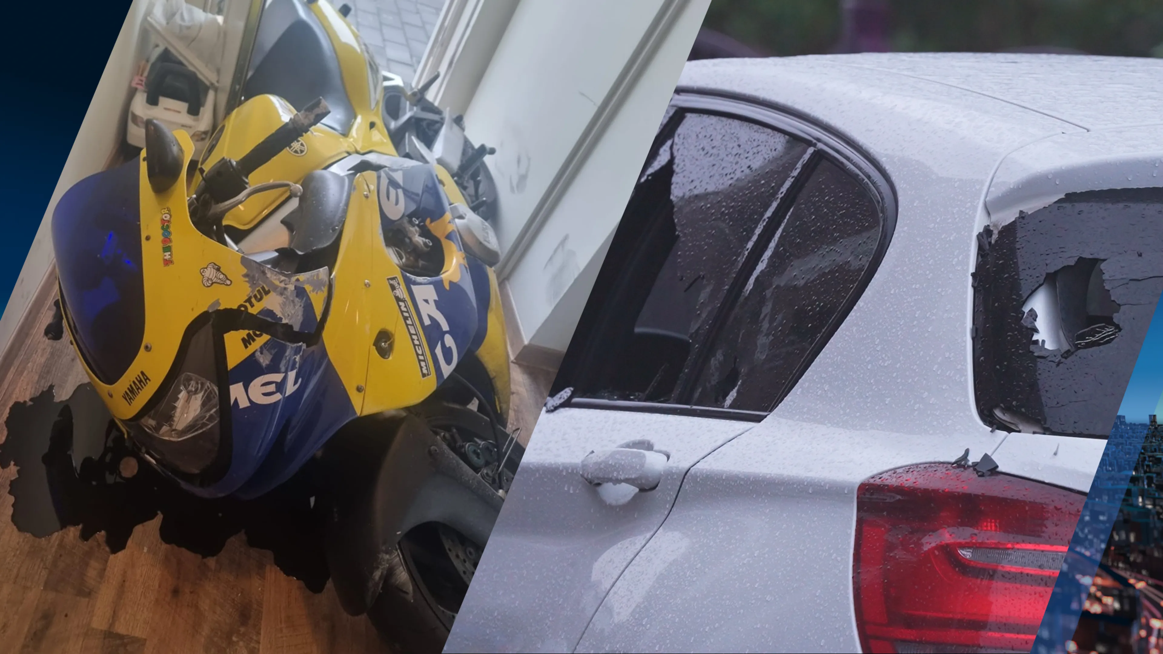 Spannende momenten voor Helmonds gezin, motorrijder rijdt woning binnen: 'Sorry, sorry, sorry'
